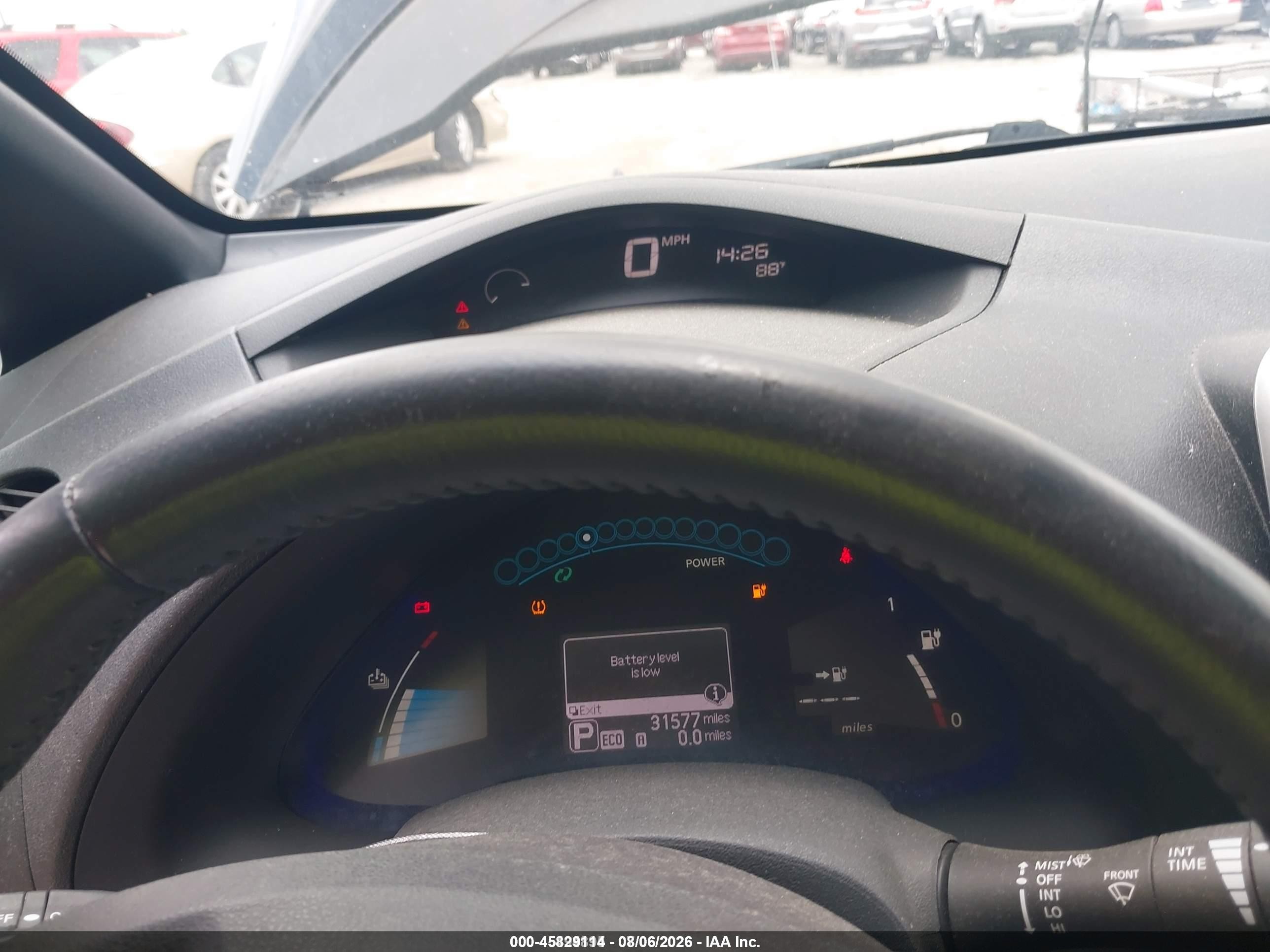 2013 Nissan Leaf Sl Black vin: 1N4AZ0CP2DC405449