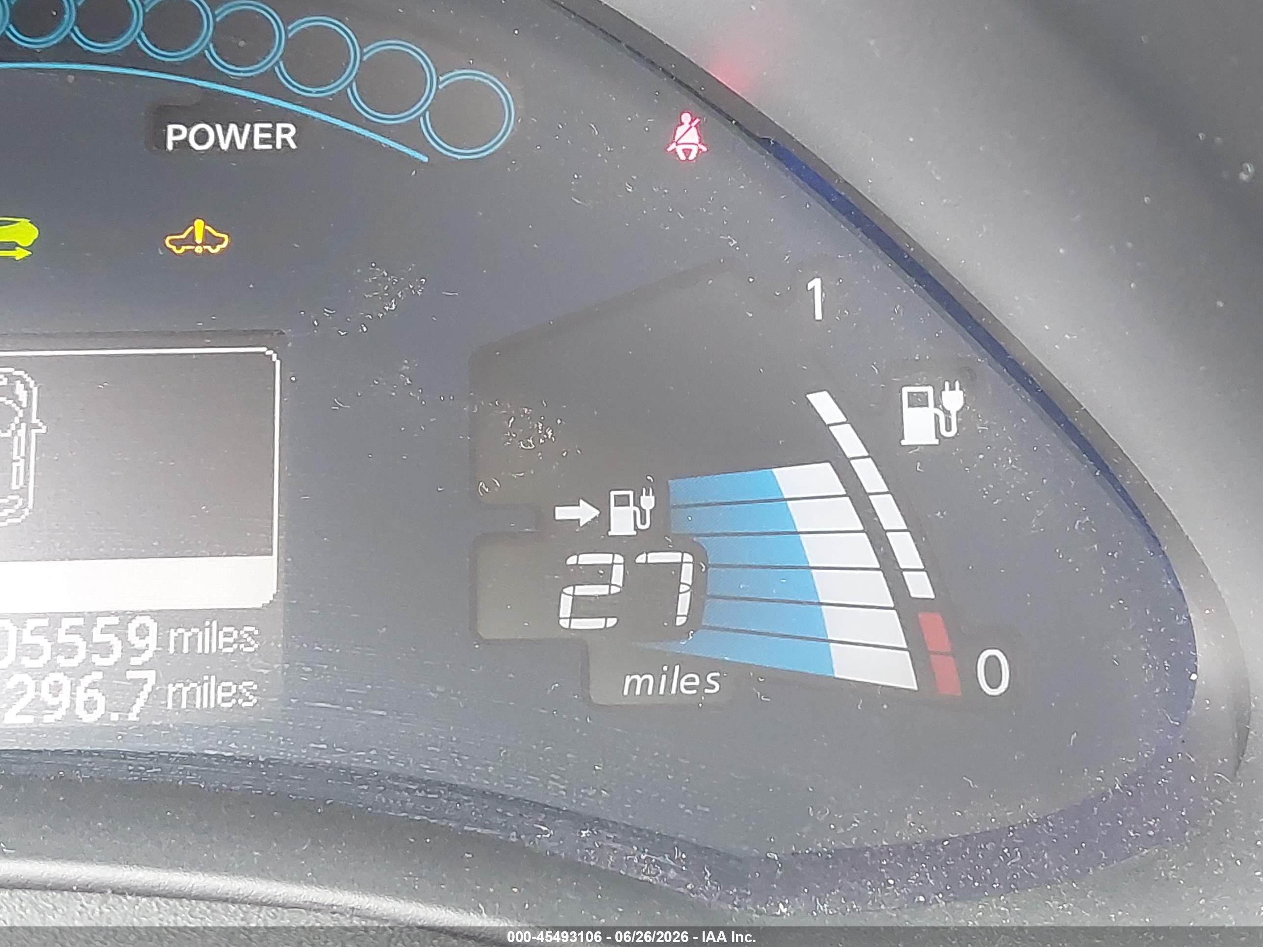 2013 Nissan Leaf Sl Light Blue vin: 1N4AZ0CP2DC411140