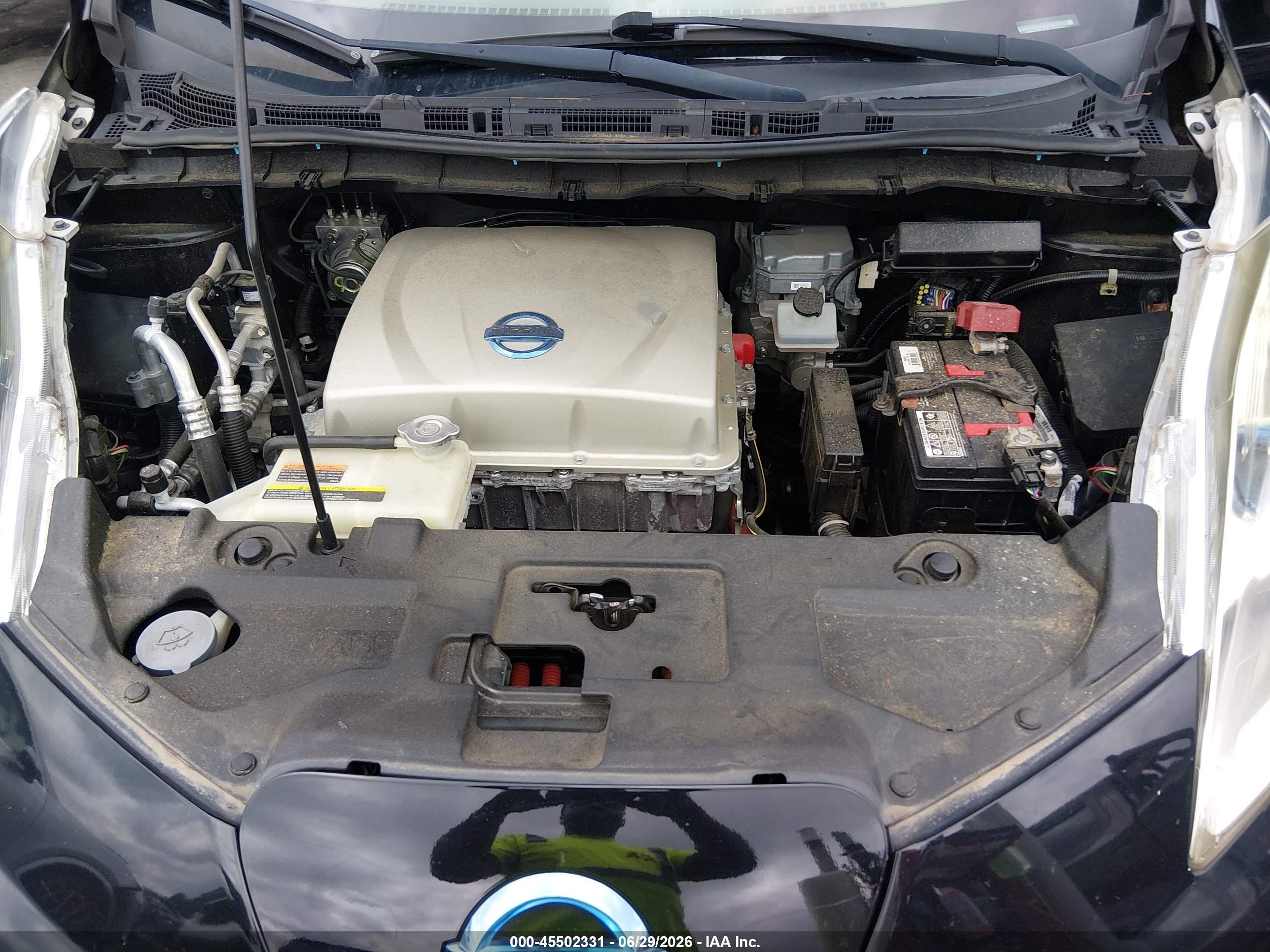 2015 Nissan Leaf Sv Black vin: 1N4AZ0CP2FC301014