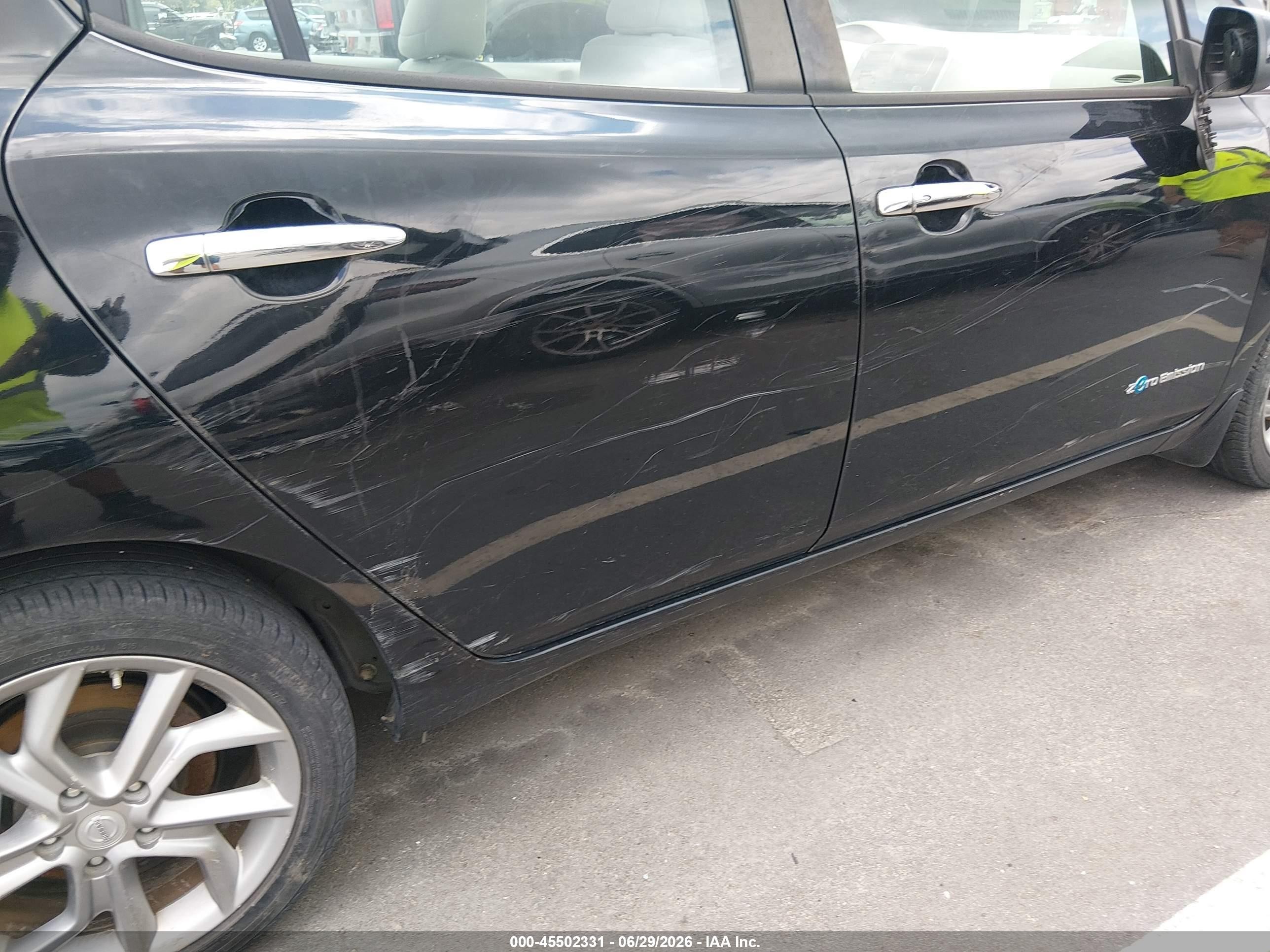 2015 Nissan Leaf Sv Black vin: 1N4AZ0CP2FC301014
