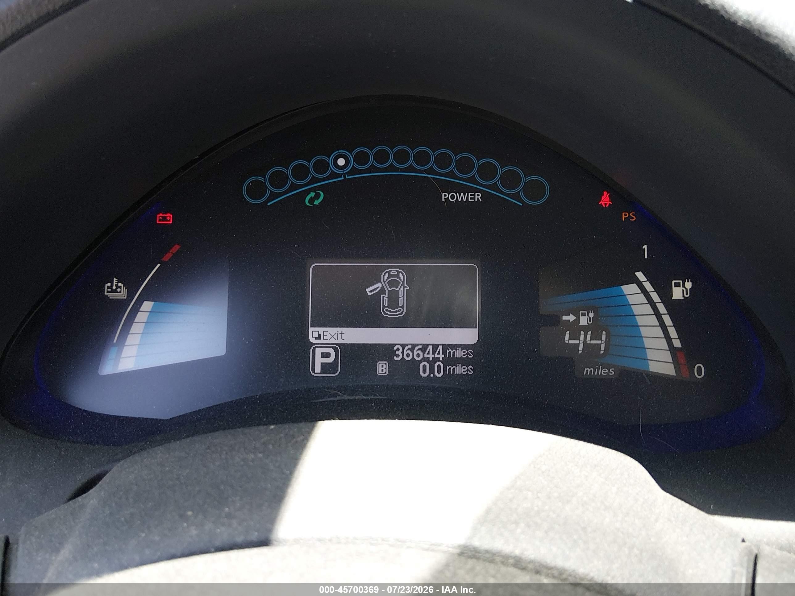 2013 Nissan Leaf S Burgundy vin: 1N4AZ0CP3DC401748