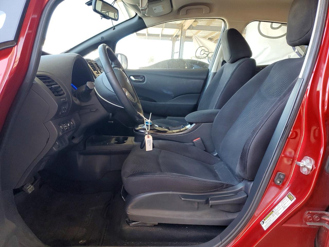 2013 Nissan Leaf S Красный vin: 1N4AZ0CP3DC409784