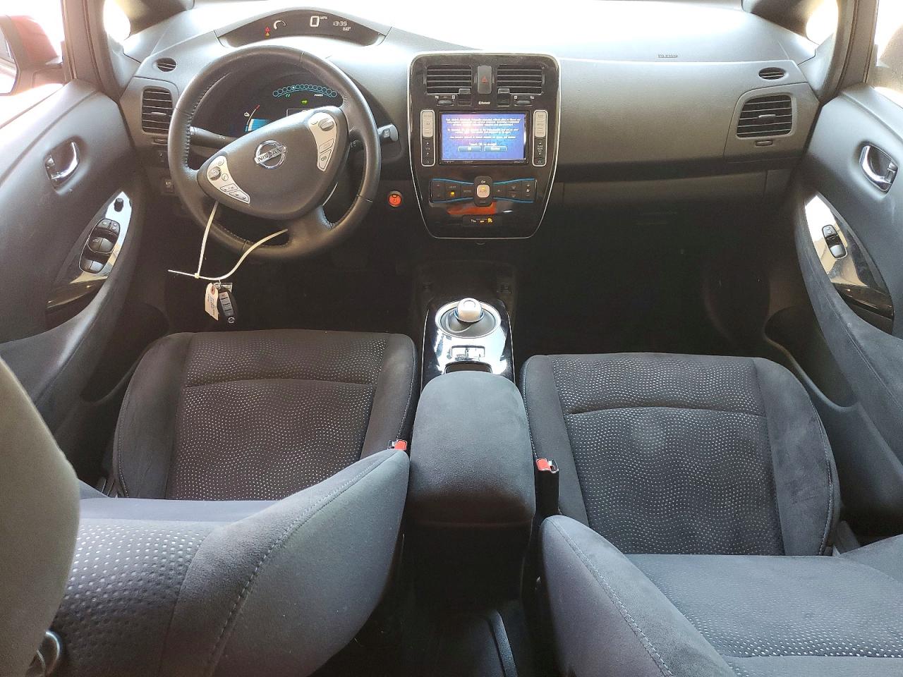 2013 Nissan Leaf S Красный vin: 1N4AZ0CP3DC409784