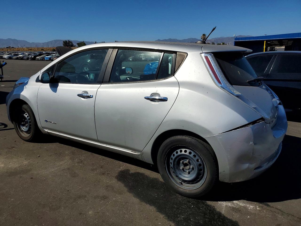 2013 Nissan Leaf S/sv/sl Silver vin: 1N4AZ0CP3DC420588