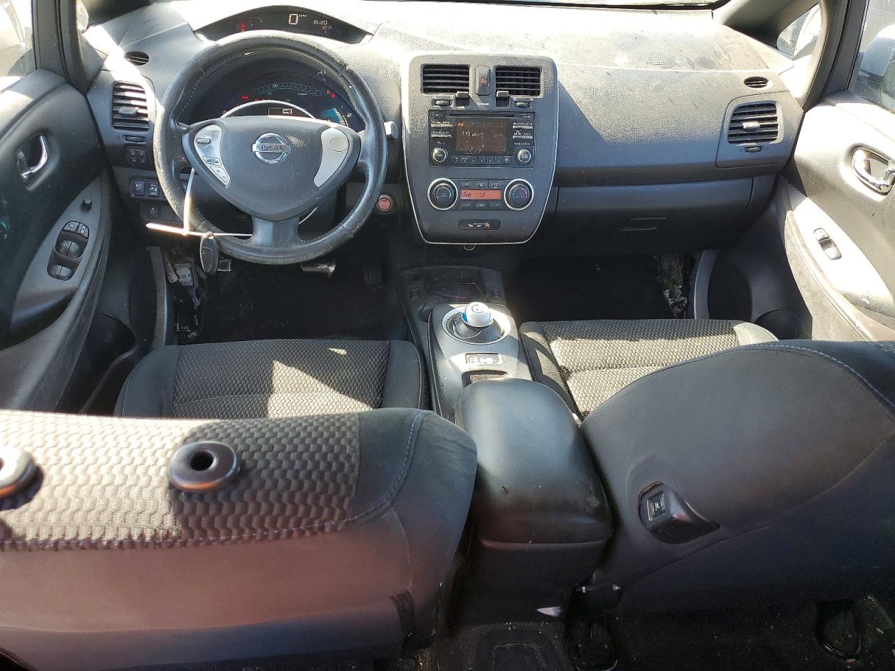 2013 Nissan Leaf S/sv/sl Silver vin: 1N4AZ0CP3DC420588