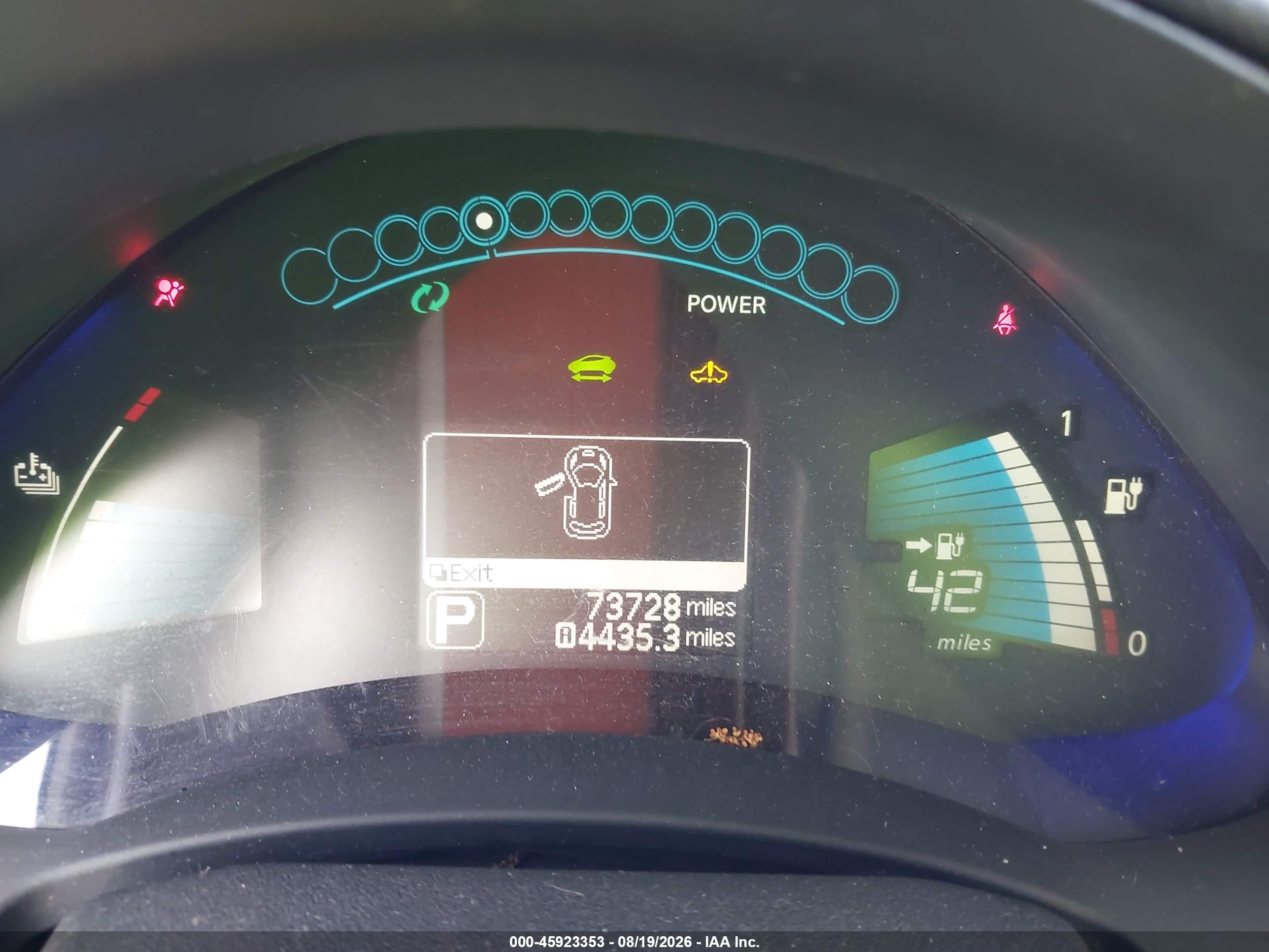 2013 Nissan Leaf S Burgundy vin: 1N4AZ0CP3DC425645