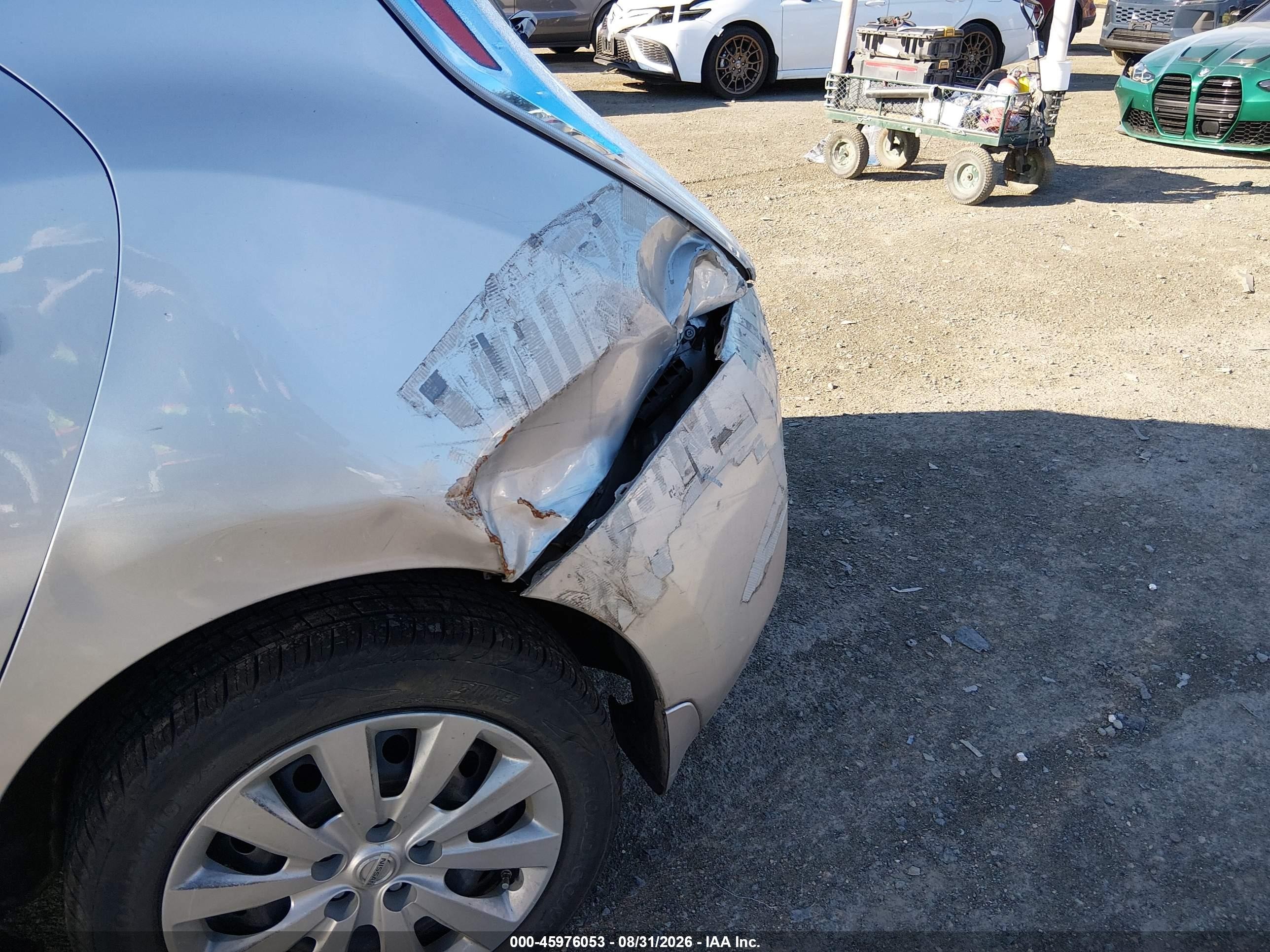 2014 Nissan Leaf S Silver vin: 1N4AZ0CP3EC332674