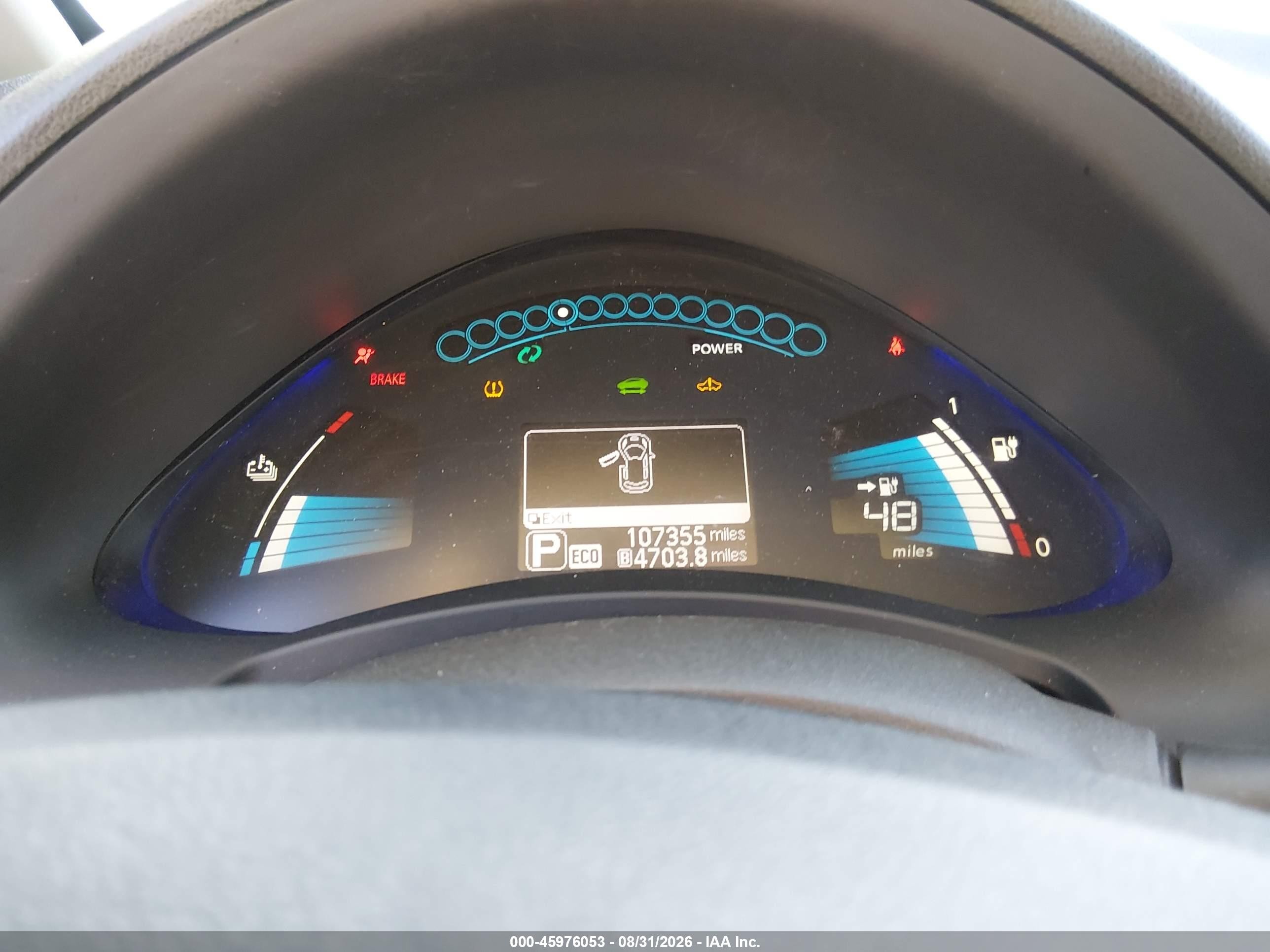 2014 Nissan Leaf S Silver vin: 1N4AZ0CP3EC332674