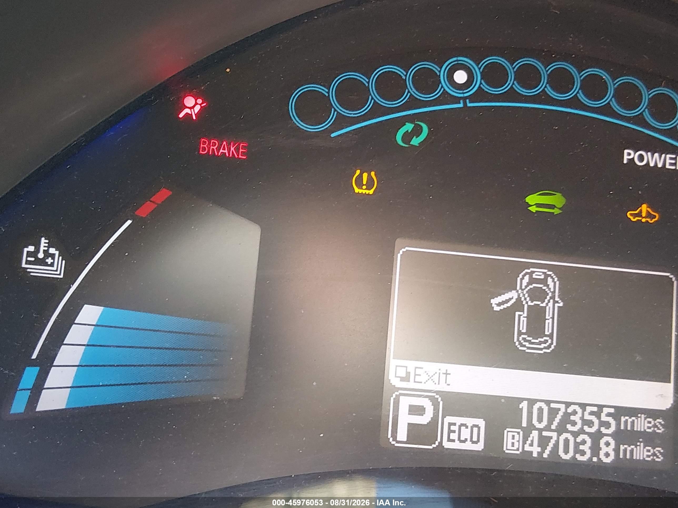 2014 Nissan Leaf S Silver vin: 1N4AZ0CP3EC332674
