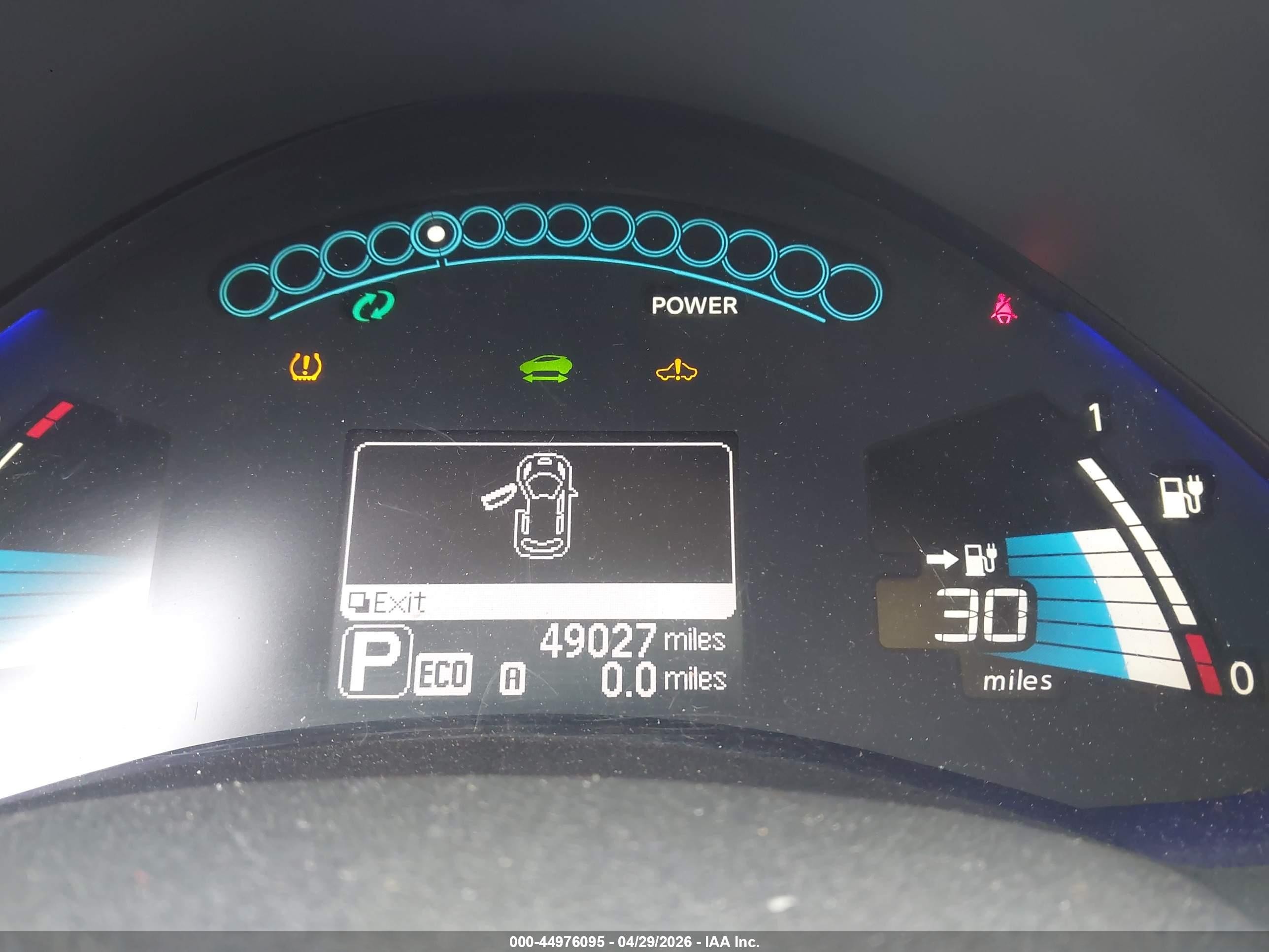 2014 Nissan Leaf S Silver vin: 1N4AZ0CP3EC339513