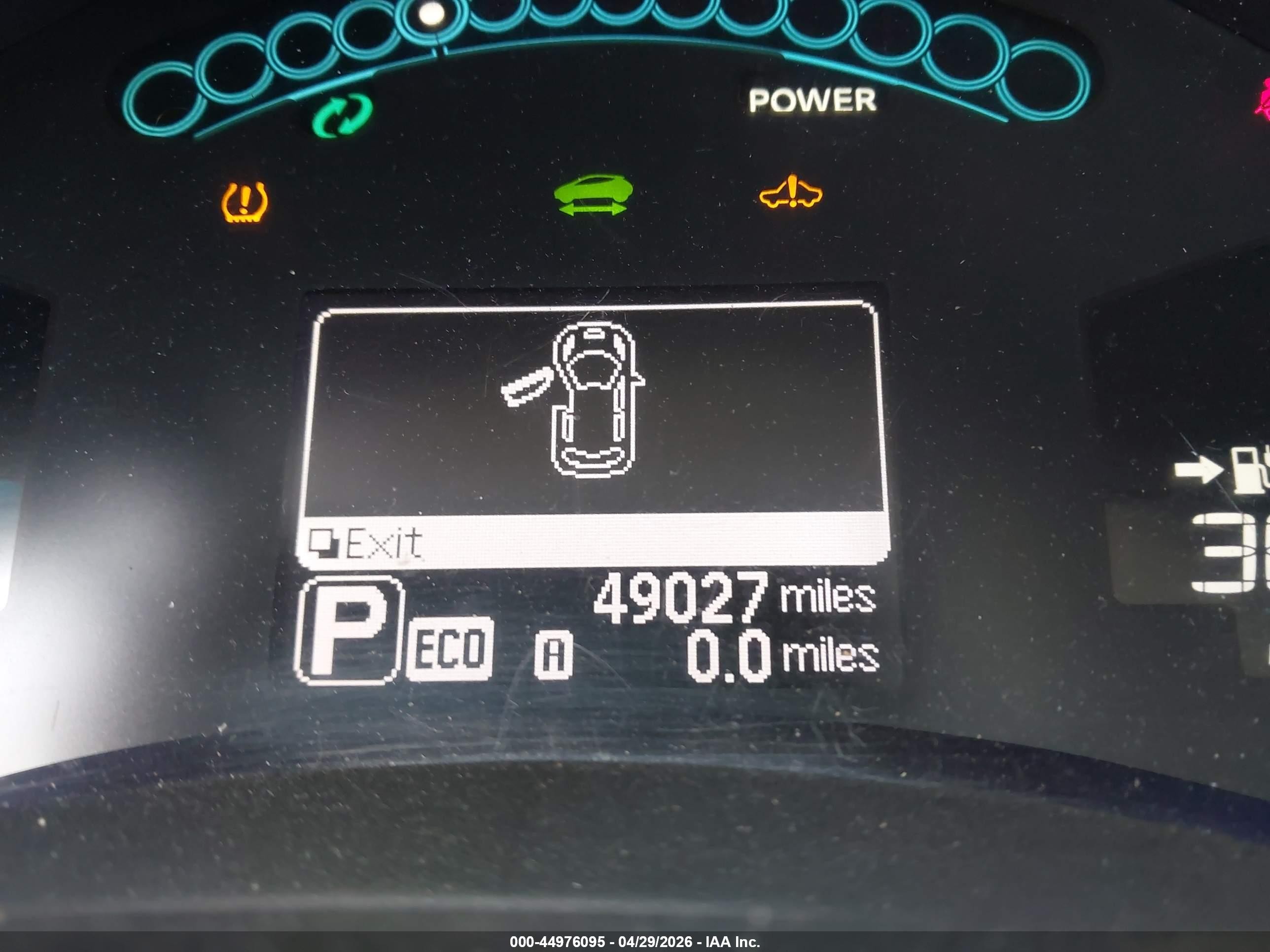 2014 Nissan Leaf S Silver vin: 1N4AZ0CP3EC339513