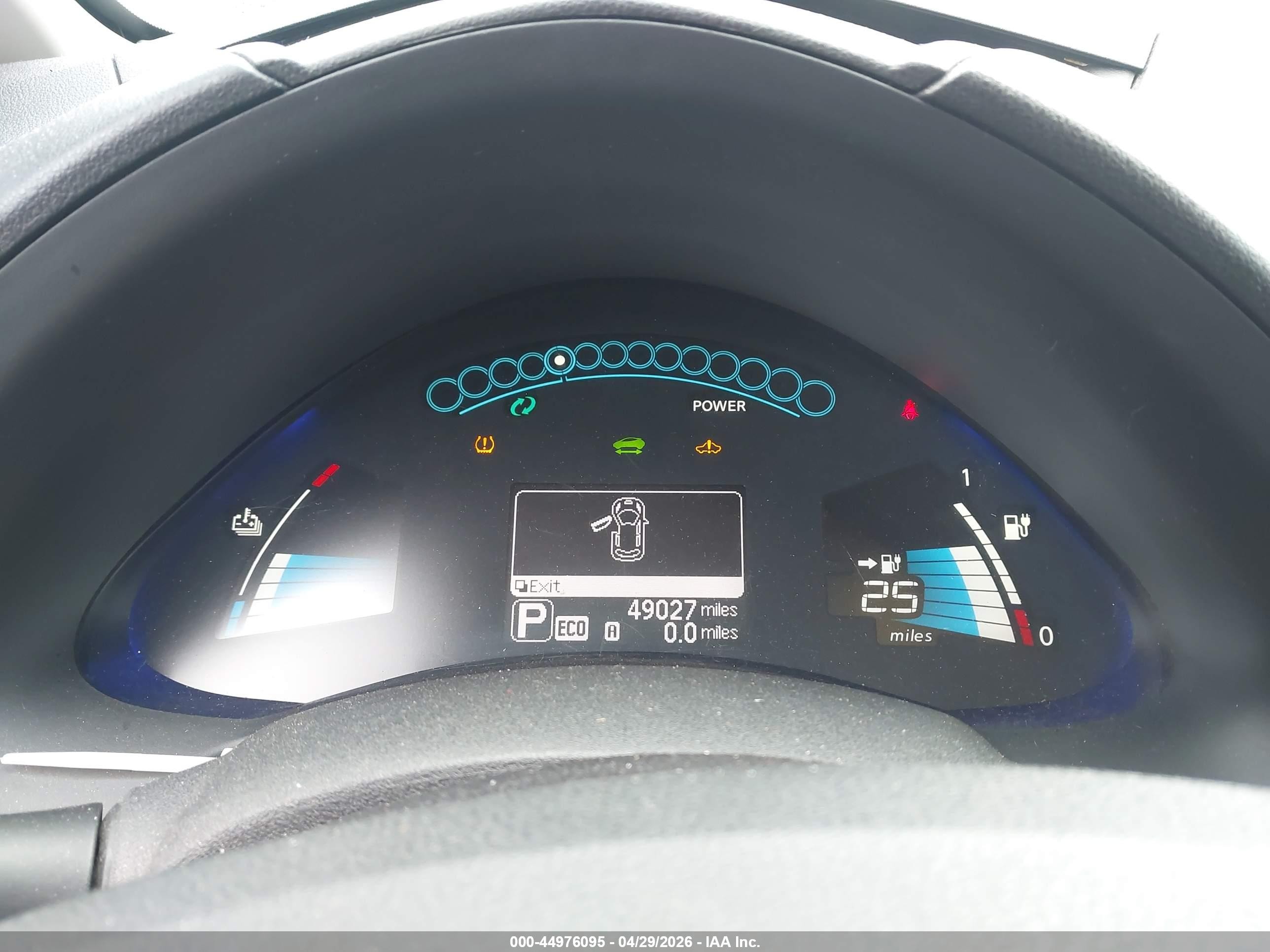 2014 Nissan Leaf S Silver vin: 1N4AZ0CP3EC339513
