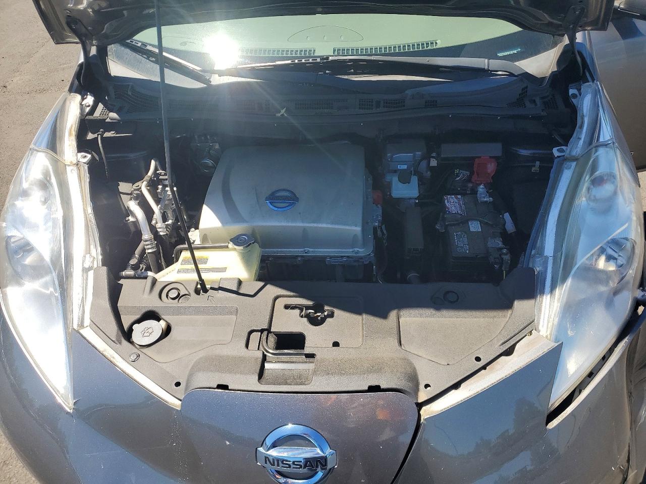 2015 Nissan Leaf Sv Gray vin: 1N4AZ0CP3FC301796