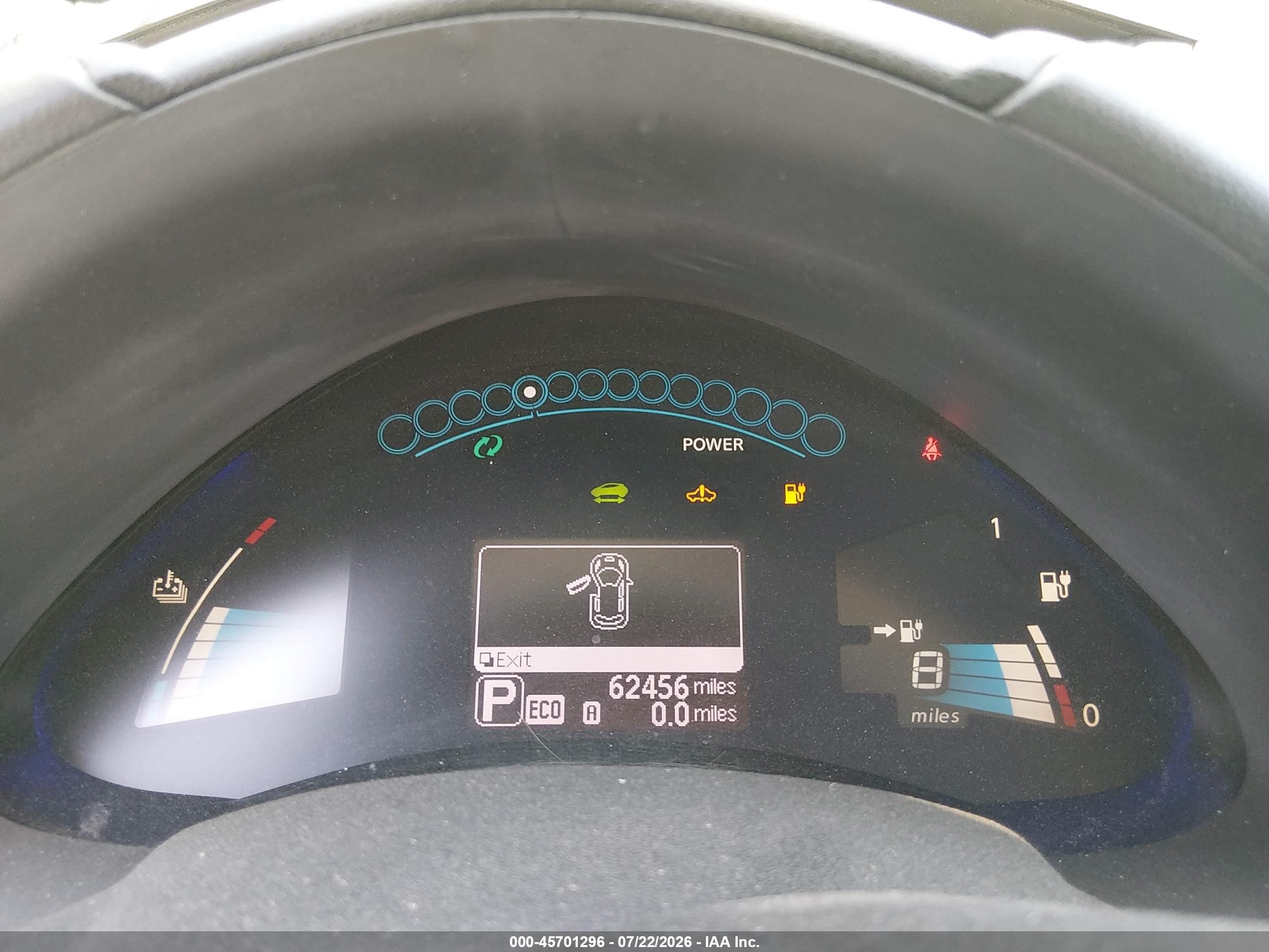 2015 Nissan Leaf S White vin: 1N4AZ0CP3FC312488