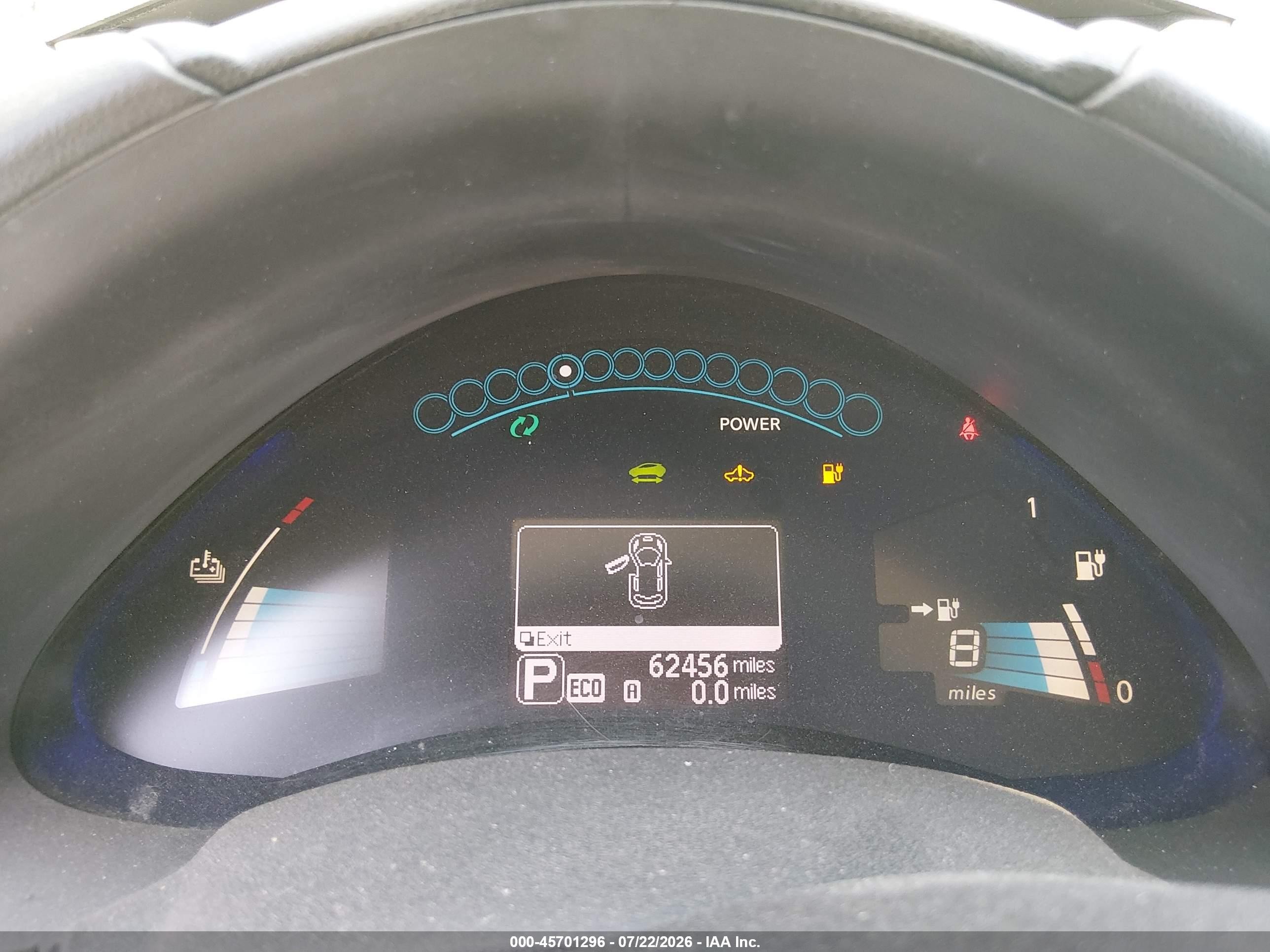 2015 Nissan Leaf S White vin: 1N4AZ0CP3FC312488