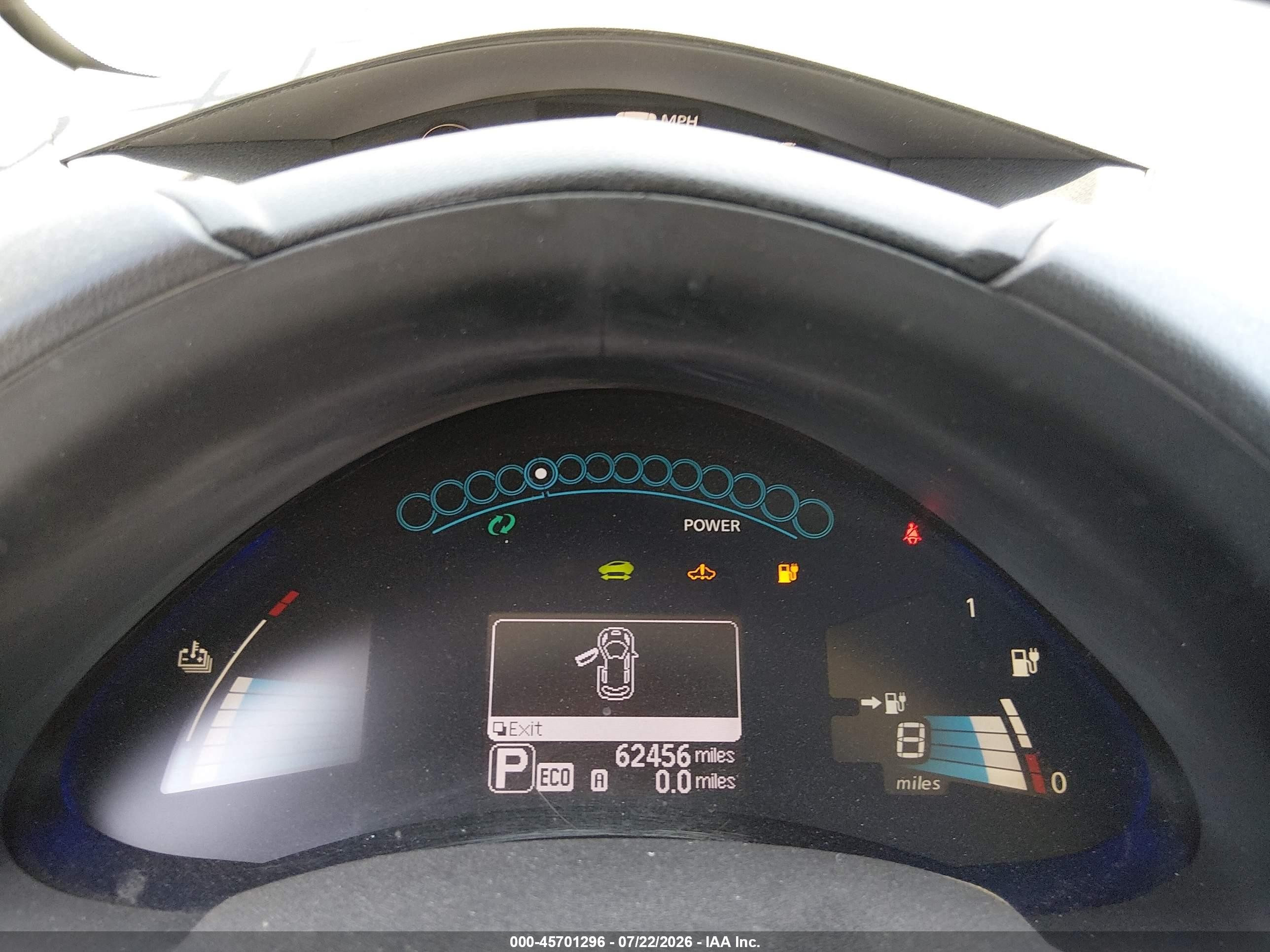 2015 Nissan Leaf S White vin: 1N4AZ0CP3FC312488