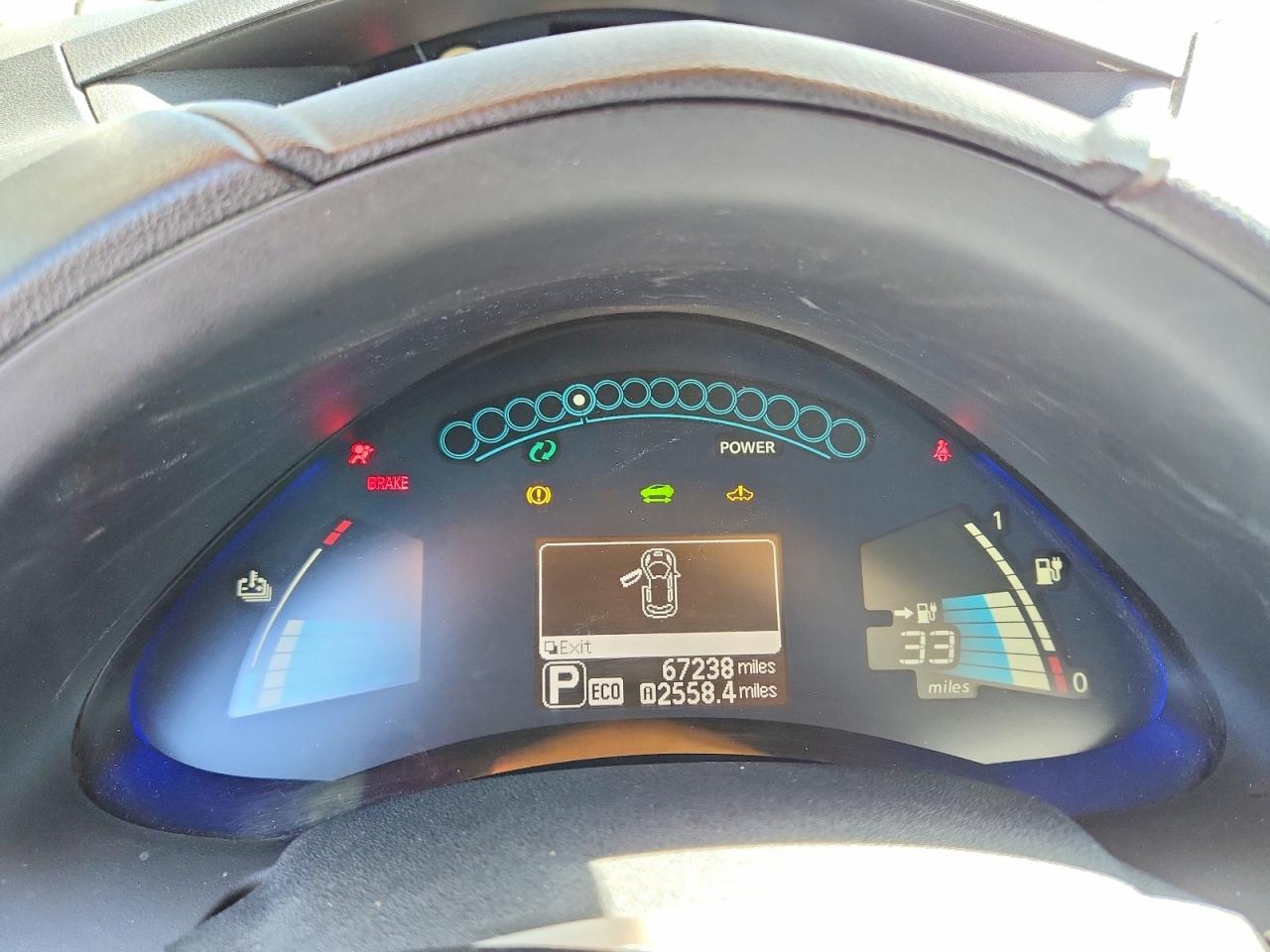 2015 Nissan Leaf S Gray vin: 1N4AZ0CP3FC327802