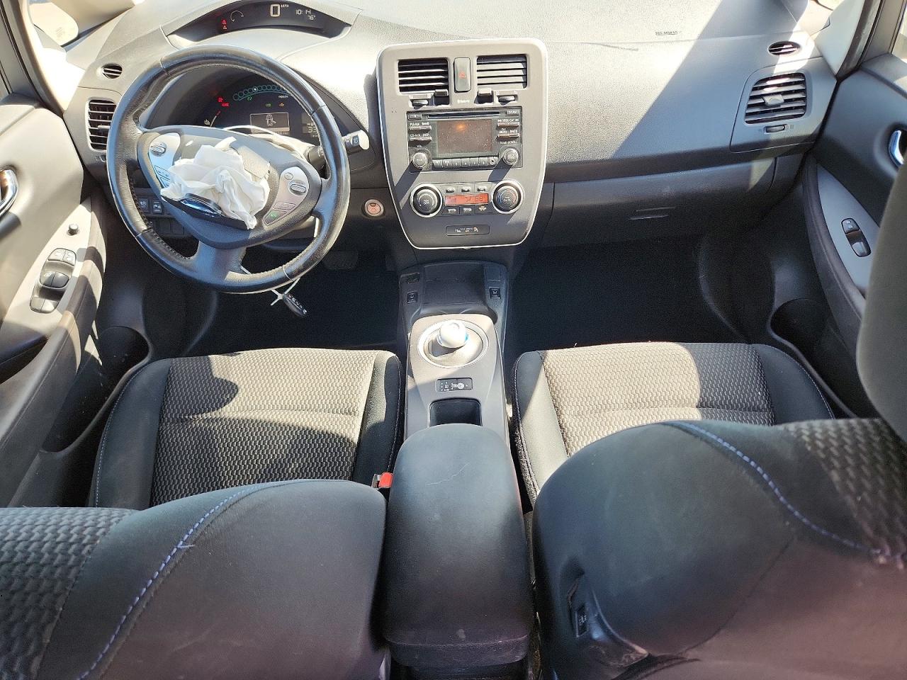 2015 Nissan Leaf S Gray vin: 1N4AZ0CP3FC327802
