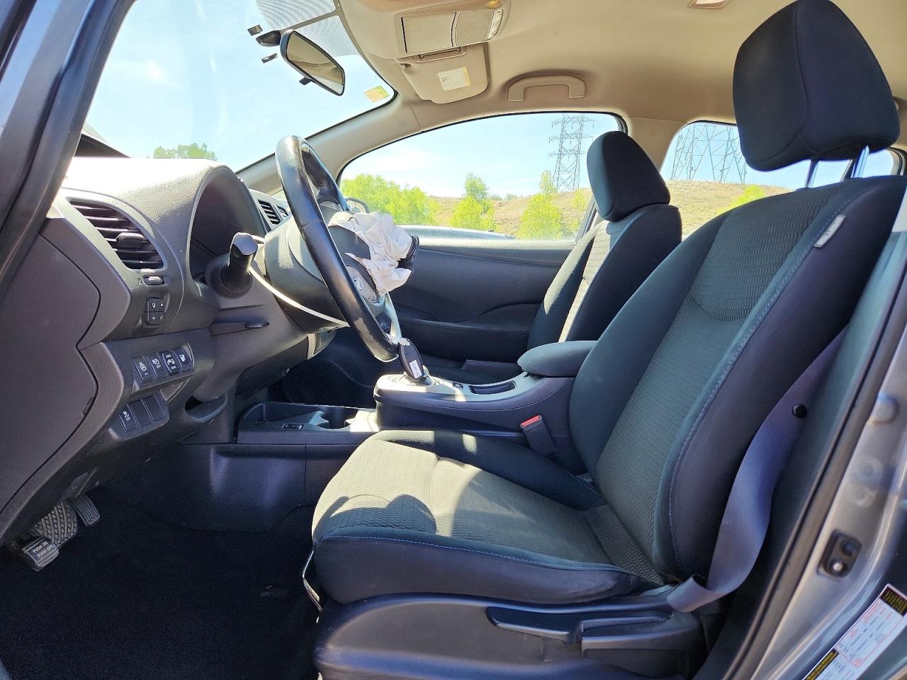2015 Nissan Leaf S Gray vin: 1N4AZ0CP3FC327802