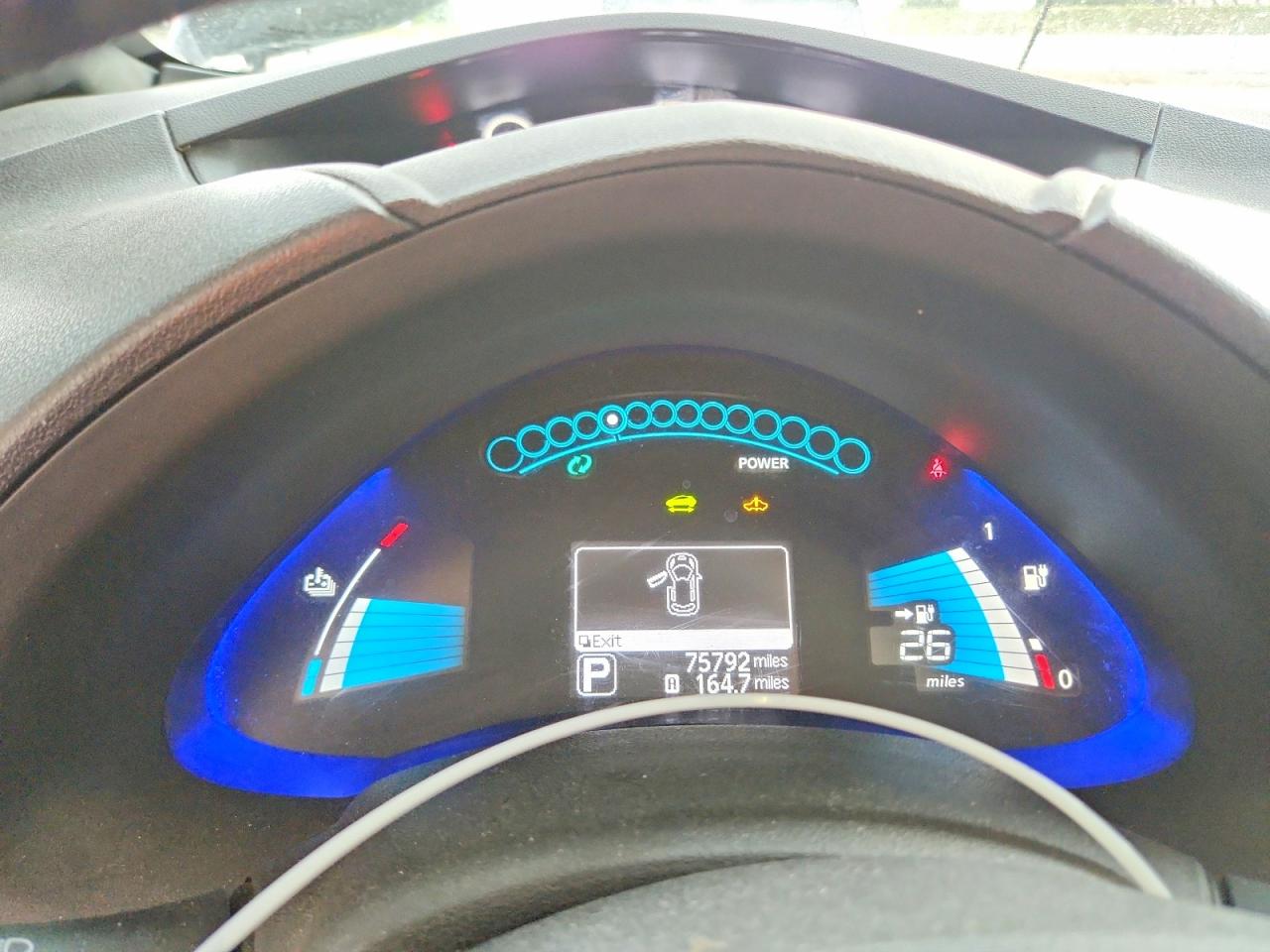 2013 Nissan Leaf S Gray vin: 1N4AZ0CP4DC401077