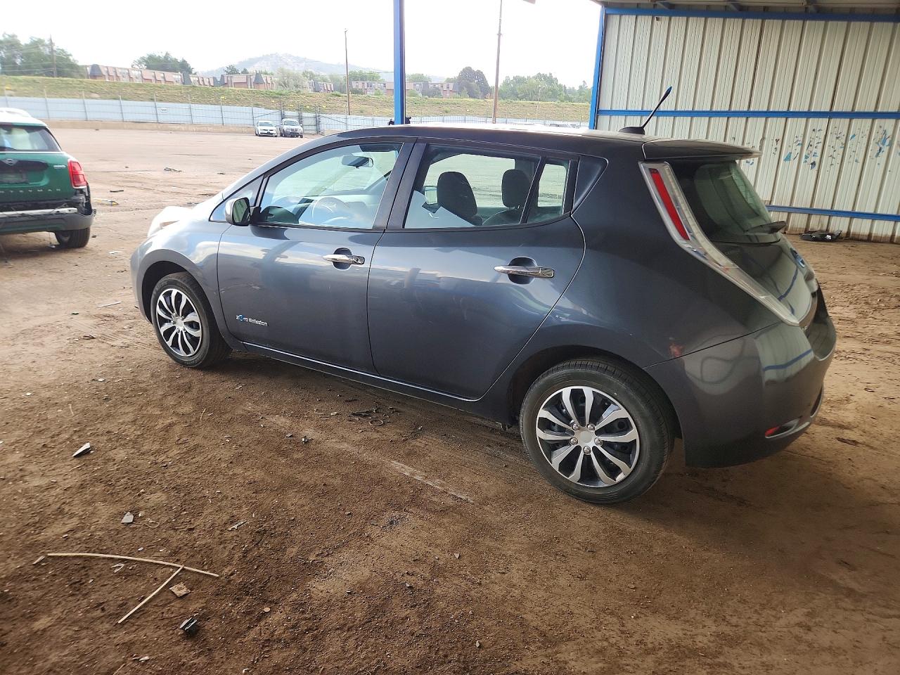 2013 Nissan Leaf S Gray vin: 1N4AZ0CP4DC401077