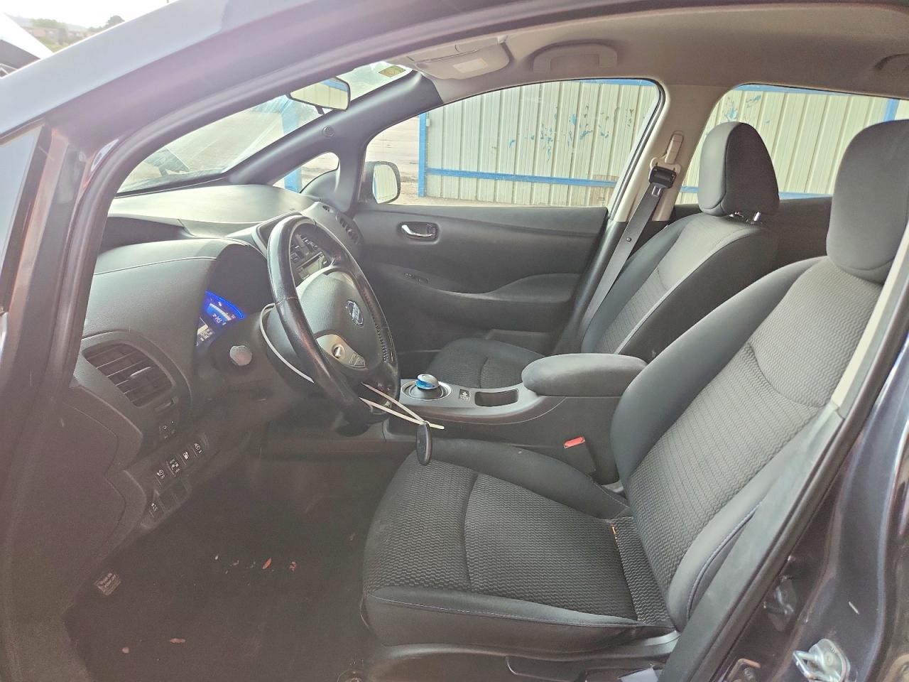 2013 Nissan Leaf S Gray vin: 1N4AZ0CP4DC401077