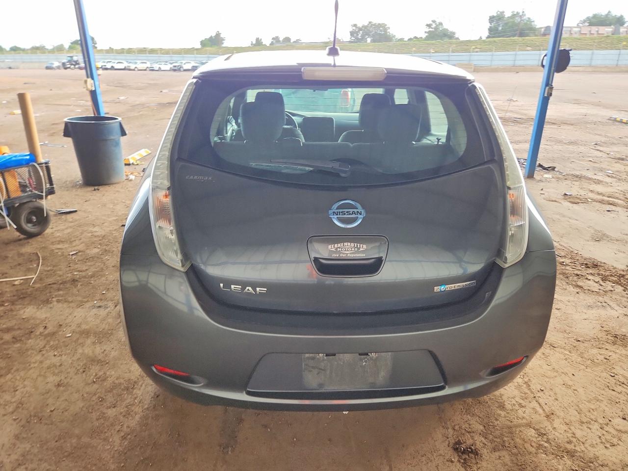 2013 Nissan Leaf S Gray vin: 1N4AZ0CP4DC401077