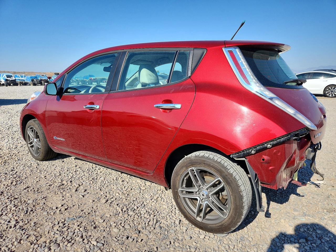 2013 Nissan Leaf S Темно-бордовый vin: 1N4AZ0CP4DC403475