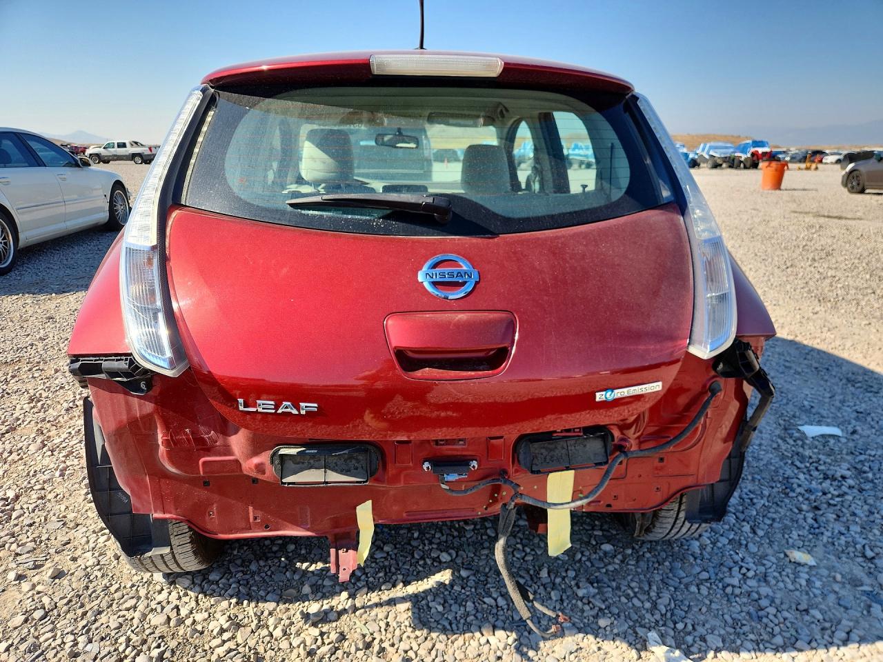 2013 Nissan Leaf S Темно-бордовый vin: 1N4AZ0CP4DC403475