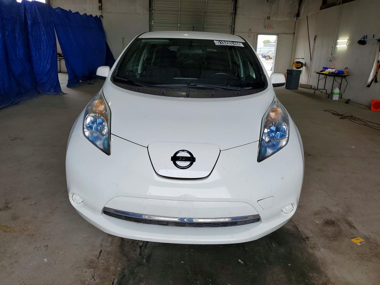 2013 Nissan Leaf S White vin: 1N4AZ0CP4DC413634