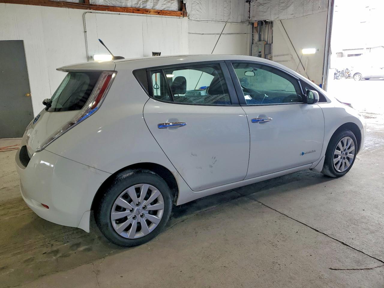 2013 Nissan Leaf S White vin: 1N4AZ0CP4DC413634