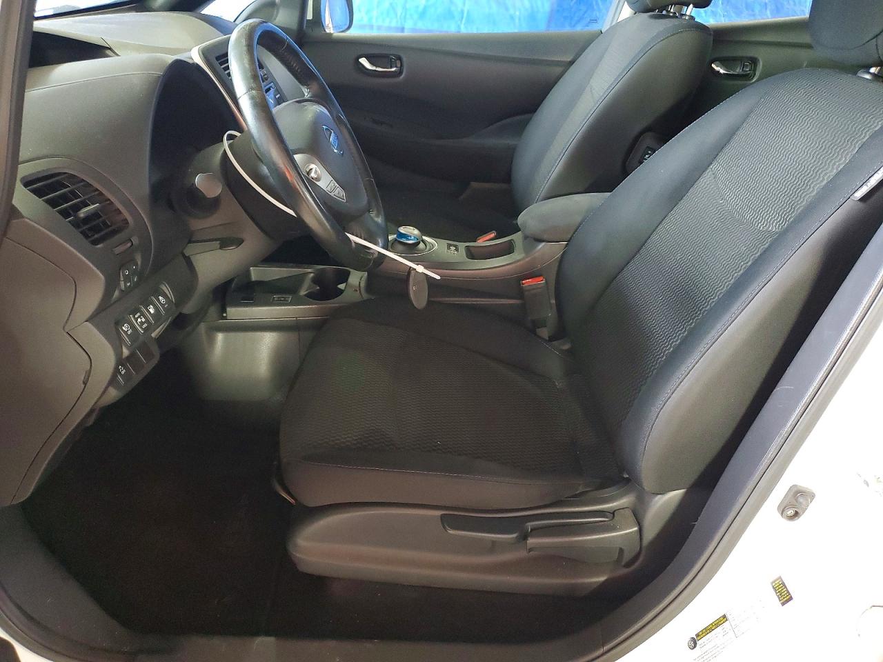 2013 Nissan Leaf S White vin: 1N4AZ0CP4DC413634