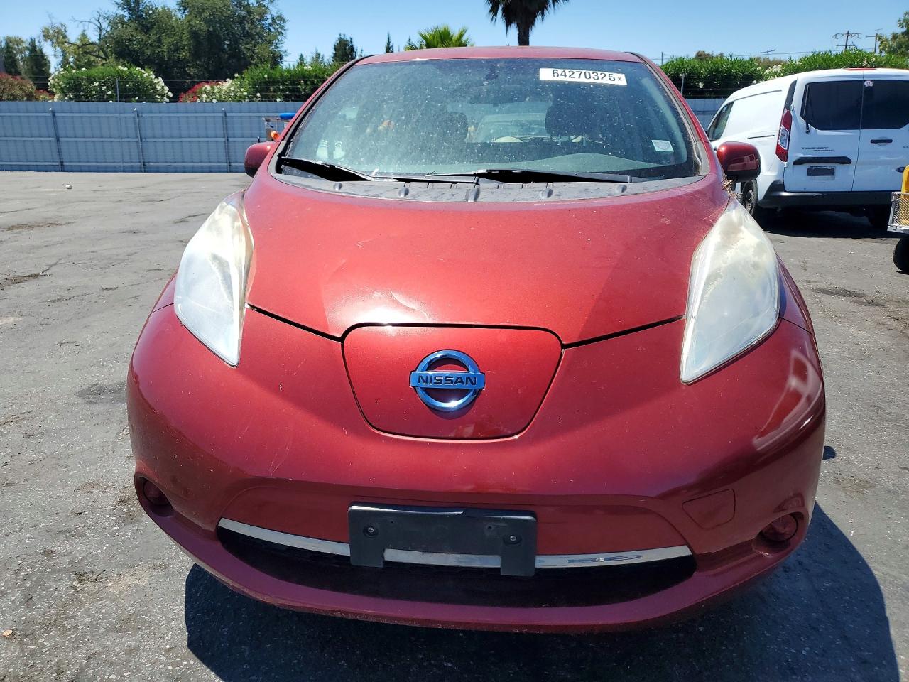 2013 Nissan Leaf Red vin: 1N4AZ0CP4DC414850