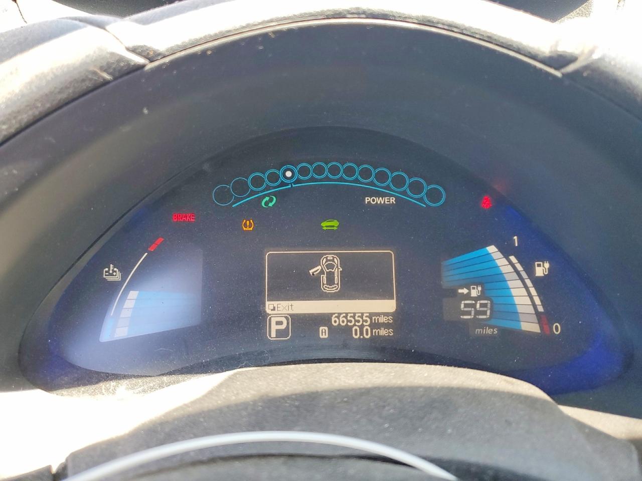 2013 Nissan Leaf Red vin: 1N4AZ0CP4DC414850