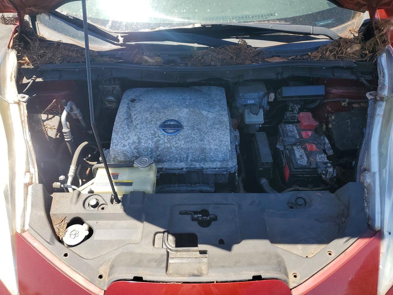 2013 Nissan Leaf Red vin: 1N4AZ0CP4DC414850
