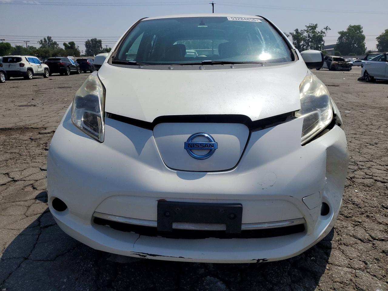 2013 Nissan Leaf S Белый vin: 1N4AZ0CP4DC417442