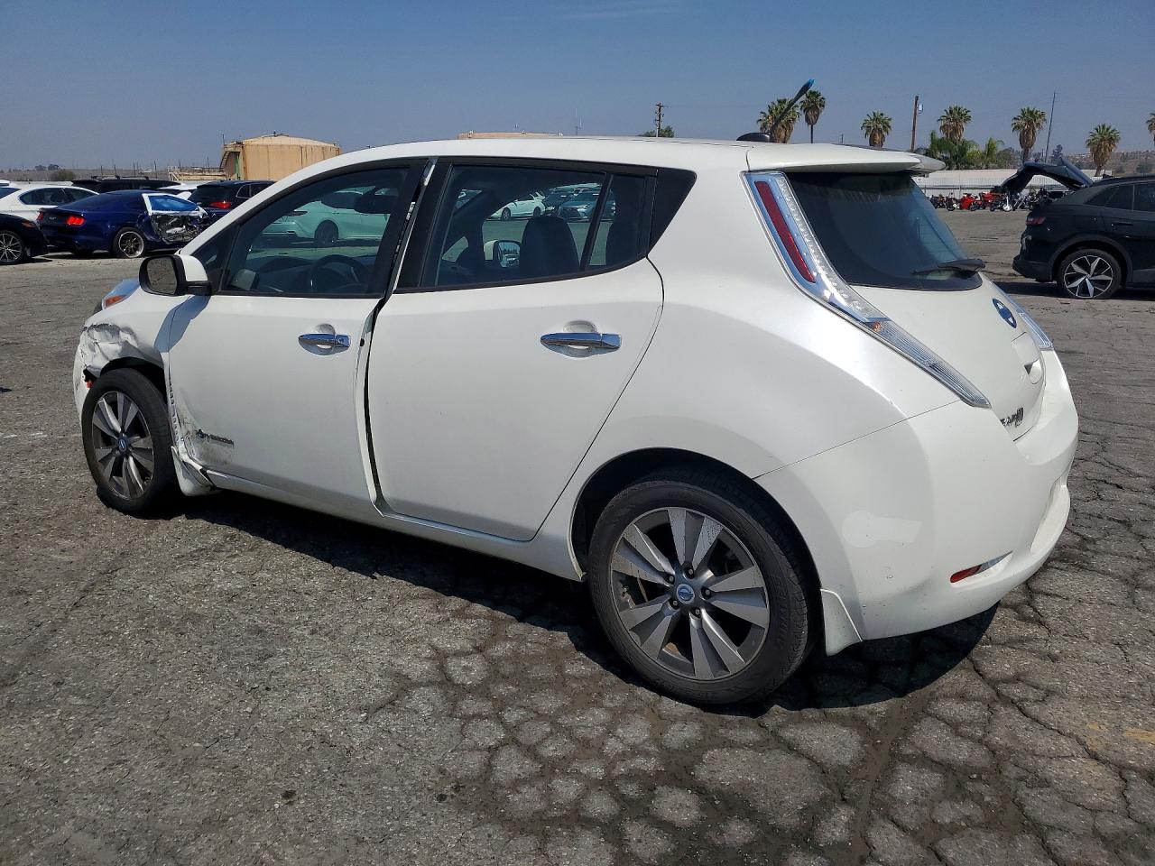 2013 Nissan Leaf S Белый vin: 1N4AZ0CP4DC417442