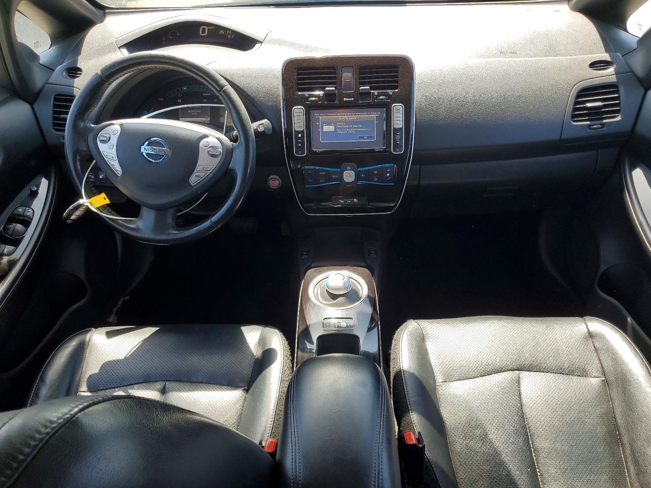 2013 Nissan Leaf S Белый vin: 1N4AZ0CP4DC417442