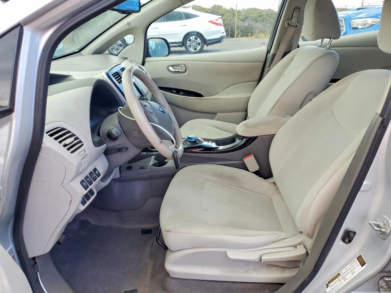 2014 Nissan Leaf Sv Silver vin: 1N4AZ0CP4EC337155