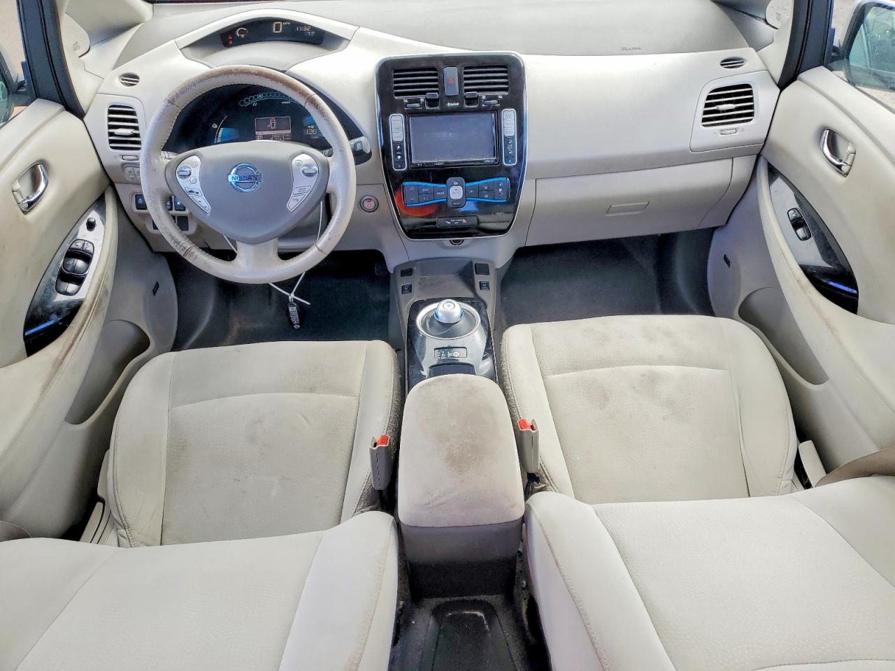 2014 Nissan Leaf Sv Silver vin: 1N4AZ0CP4EC337155