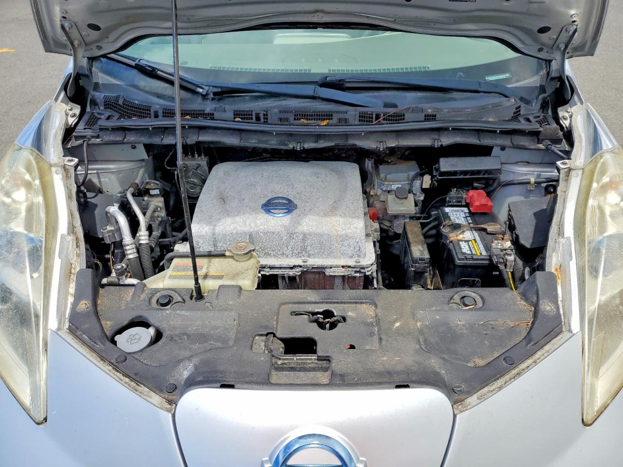 2014 Nissan Leaf Sv Silver vin: 1N4AZ0CP4EC337155