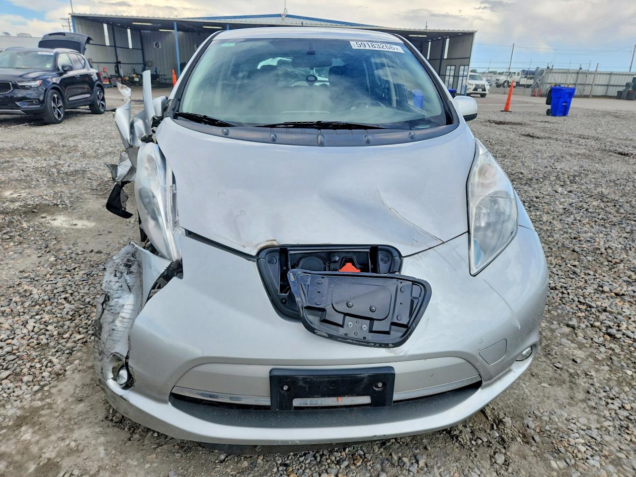 2015 Nissan Leaf S Silver vin: 1N4AZ0CP4FC334824