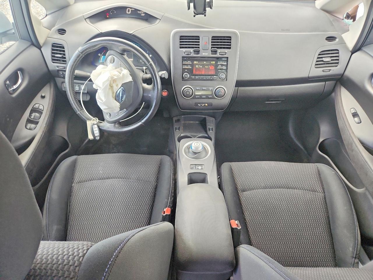 2015 Nissan Leaf S Silver vin: 1N4AZ0CP4FC334824