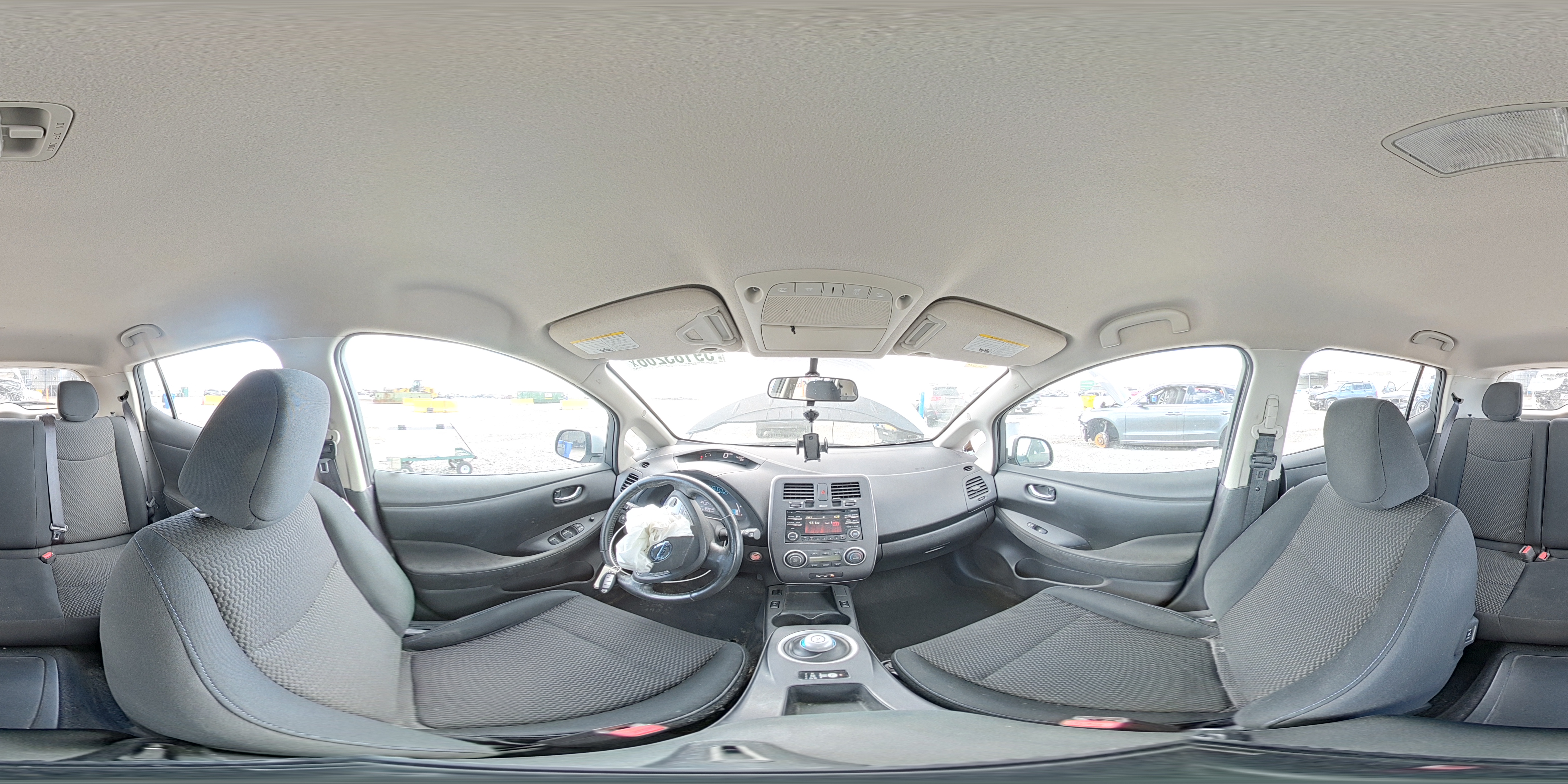 2015 Nissan Leaf S Silver vin: 1N4AZ0CP4FC334824