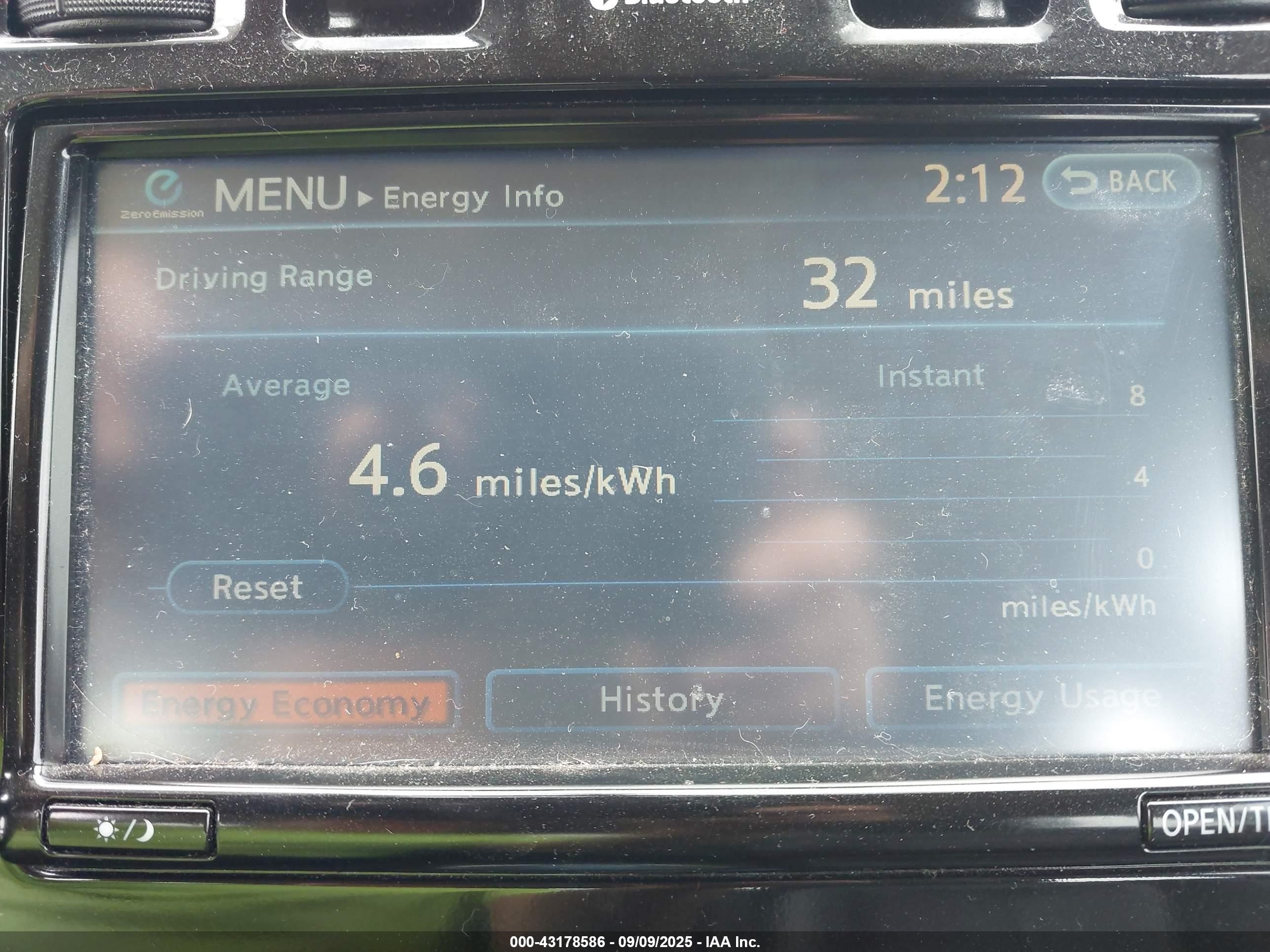 2013 Nissan Leaf Sv Red vin: 1N4AZ0CP5DC404876