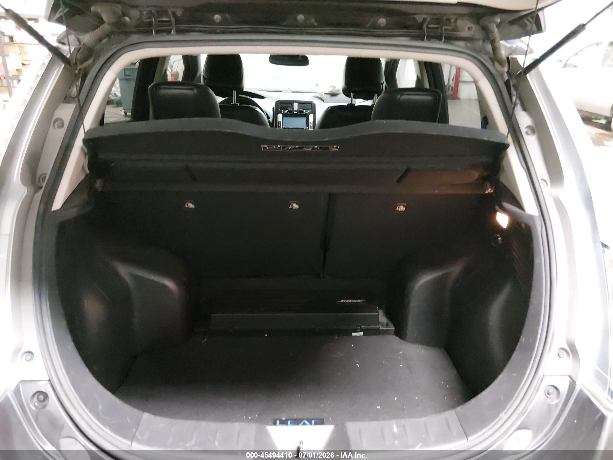 2013 Nissan Leaf Sl Gray vin: 1N4AZ0CP5DC411908
