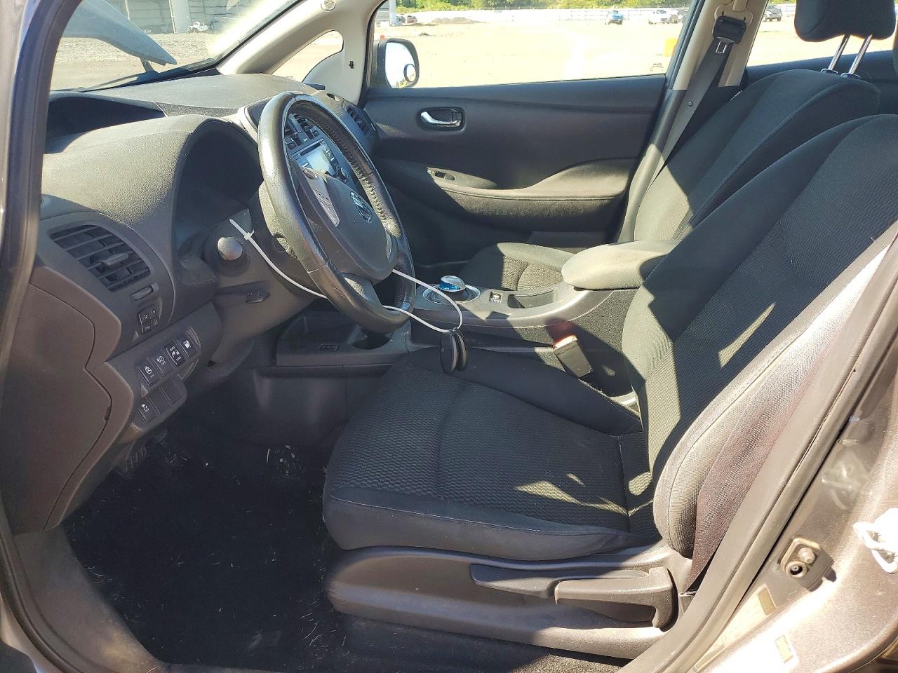 2015 Nissan Leaf S Gray vin: 1N4AZ0CP5FC314405
