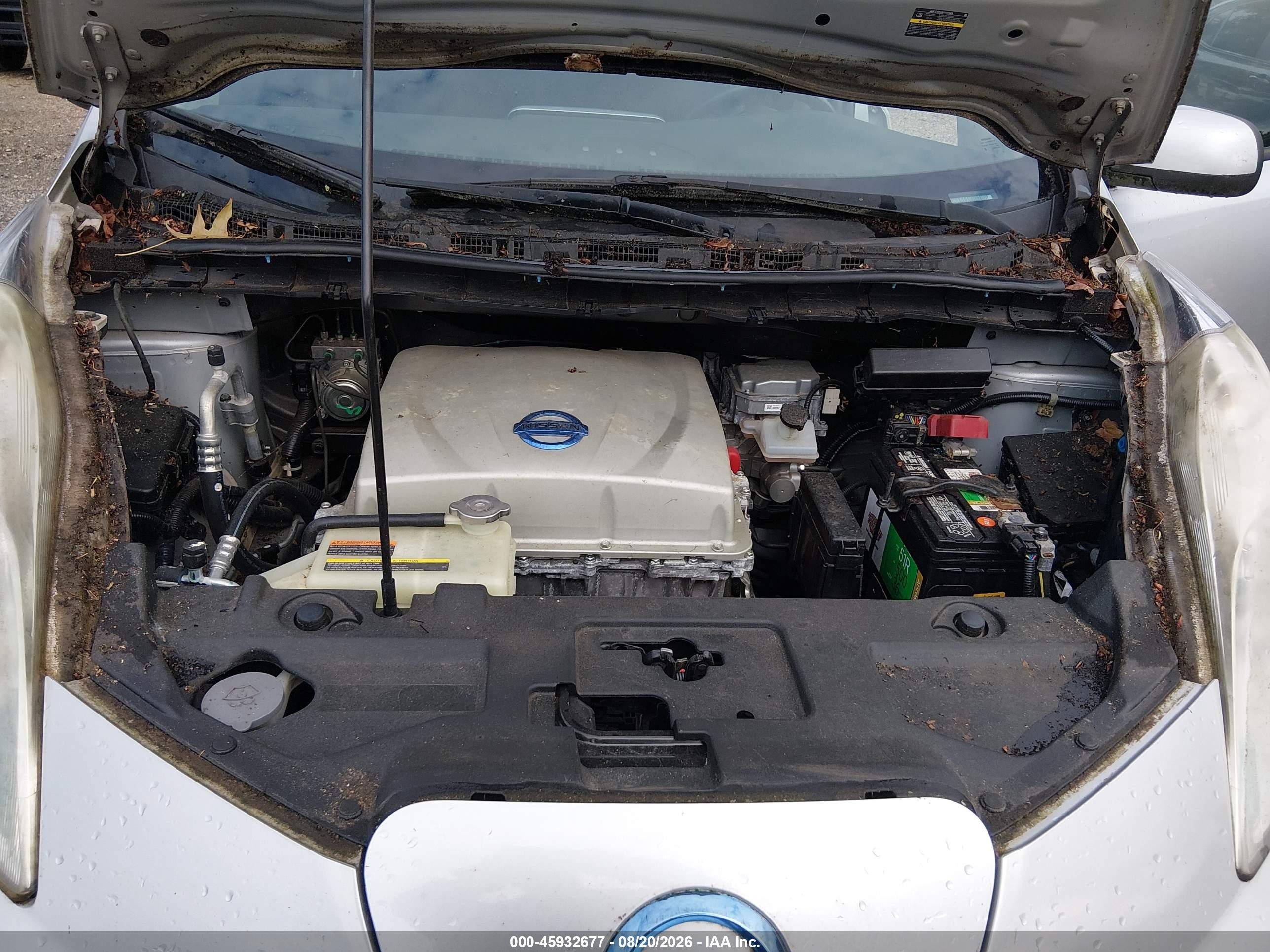 2015 Nissan Leaf S Silver vin: 1N4AZ0CP5FC317224