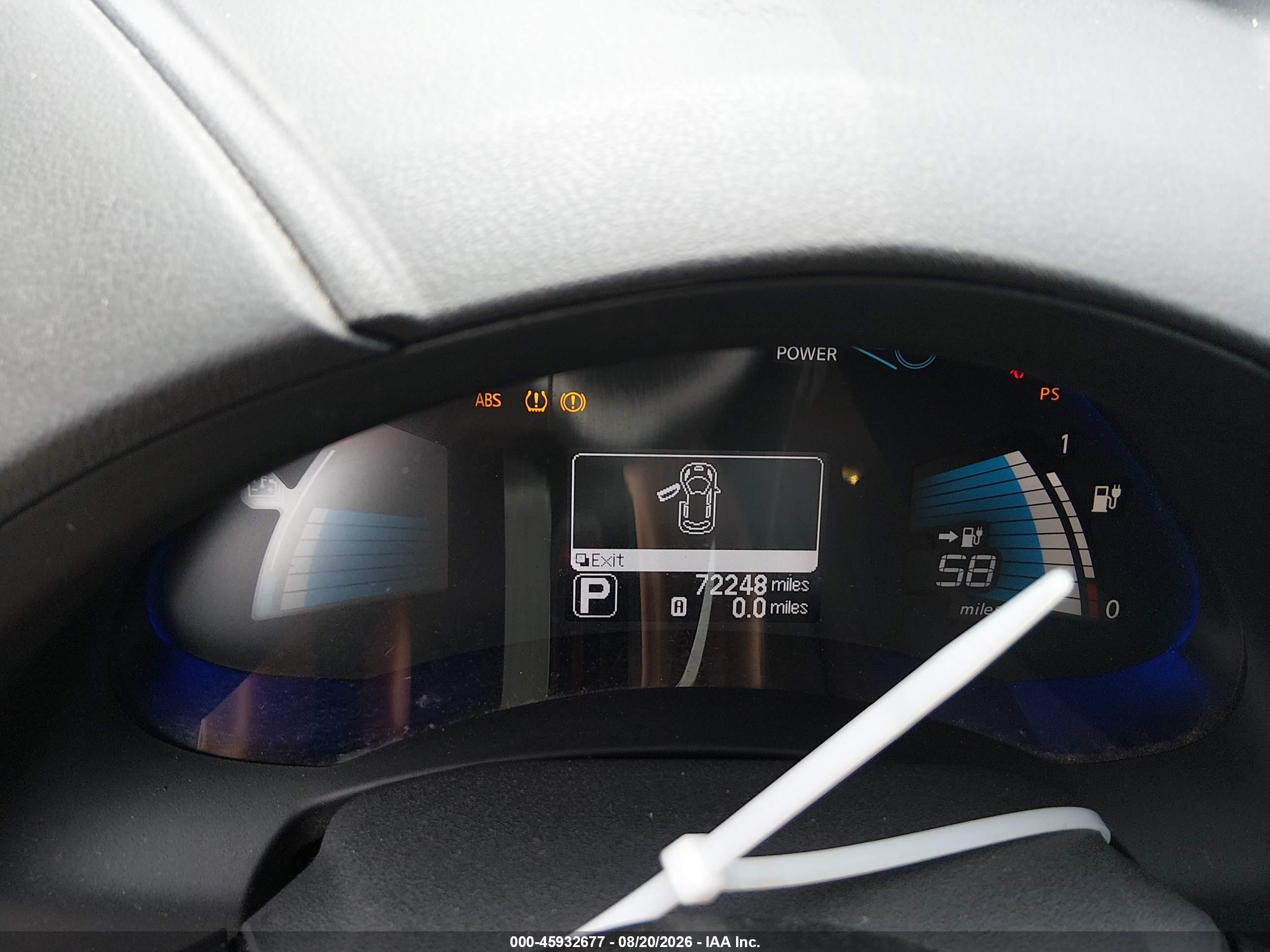 2015 Nissan Leaf S Silver vin: 1N4AZ0CP5FC317224