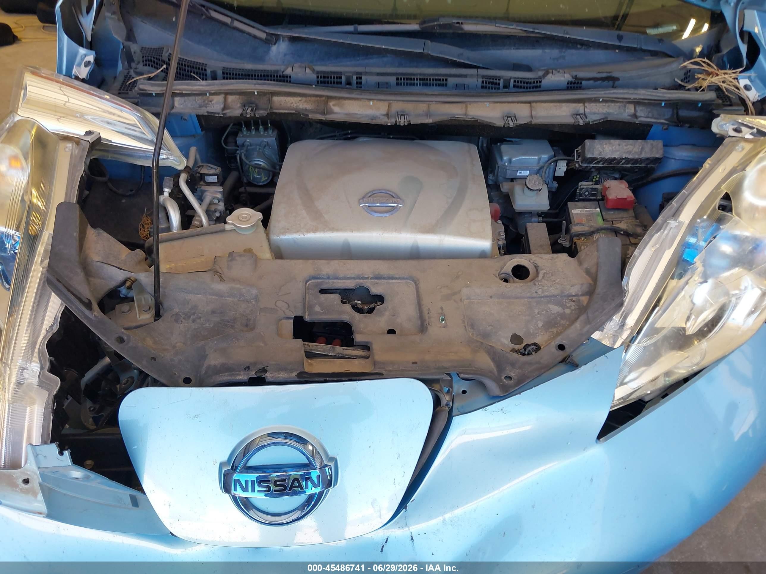 2015 Nissan Leaf Sl Blue vin: 1N4AZ0CP5FC317594